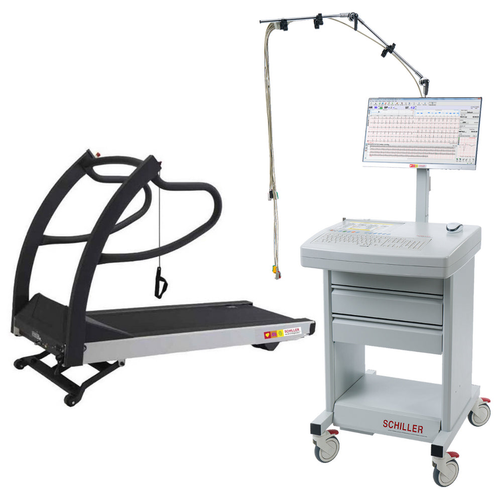 ECG Stress Test System. Cardiovit CS-200 Excellence w/ Interpretation. DICOM Connectivity, Worklist & Treadmill 220V