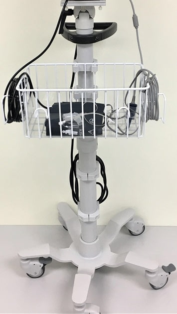 Rolling Cart w/ Basket for Cardiovit FT-1 ECG