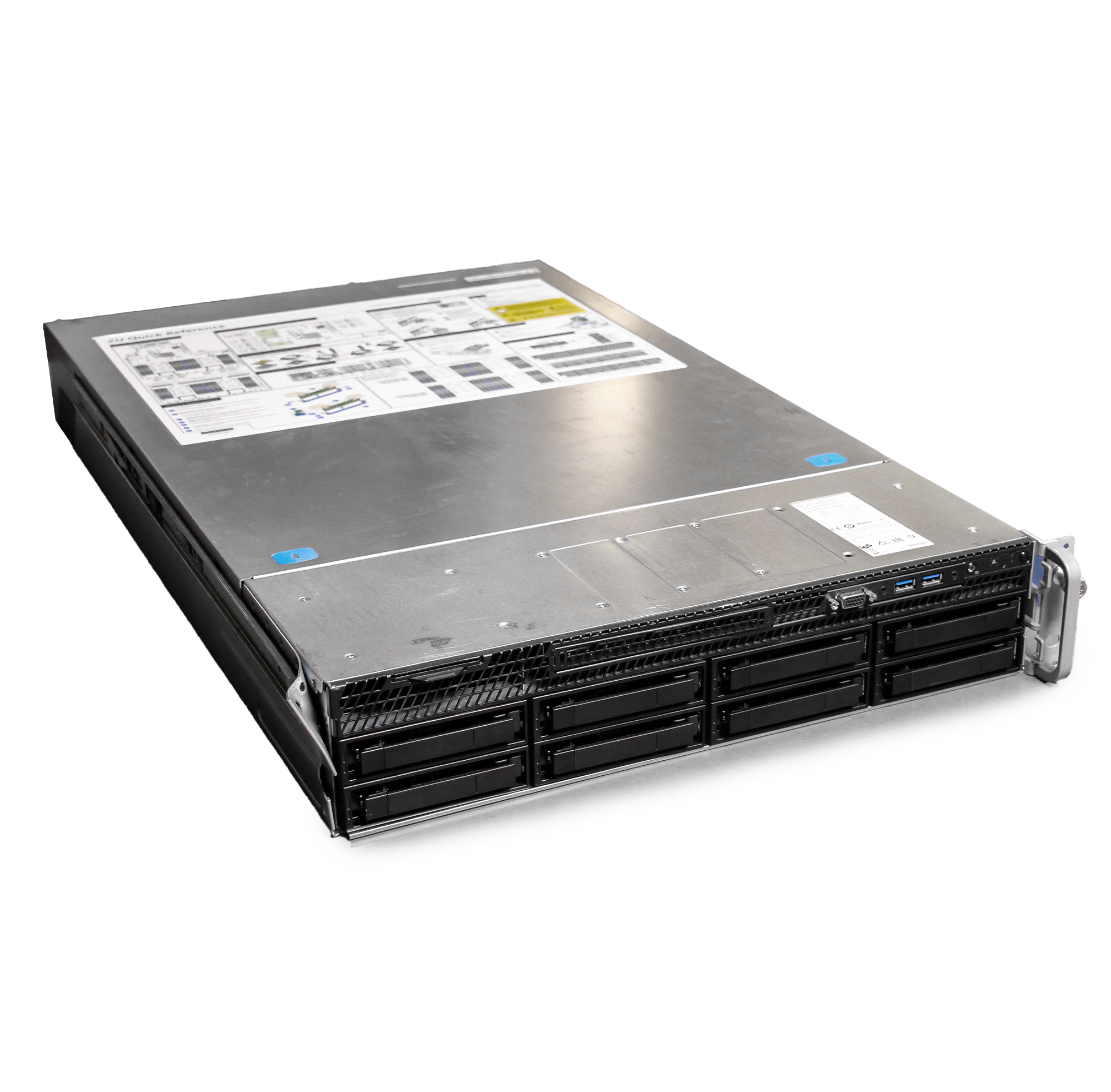 Intel R2308WFTZSR Dual Xeon Silver 4210 2.20GHz 128GB DDR4 2U Rackmount Server