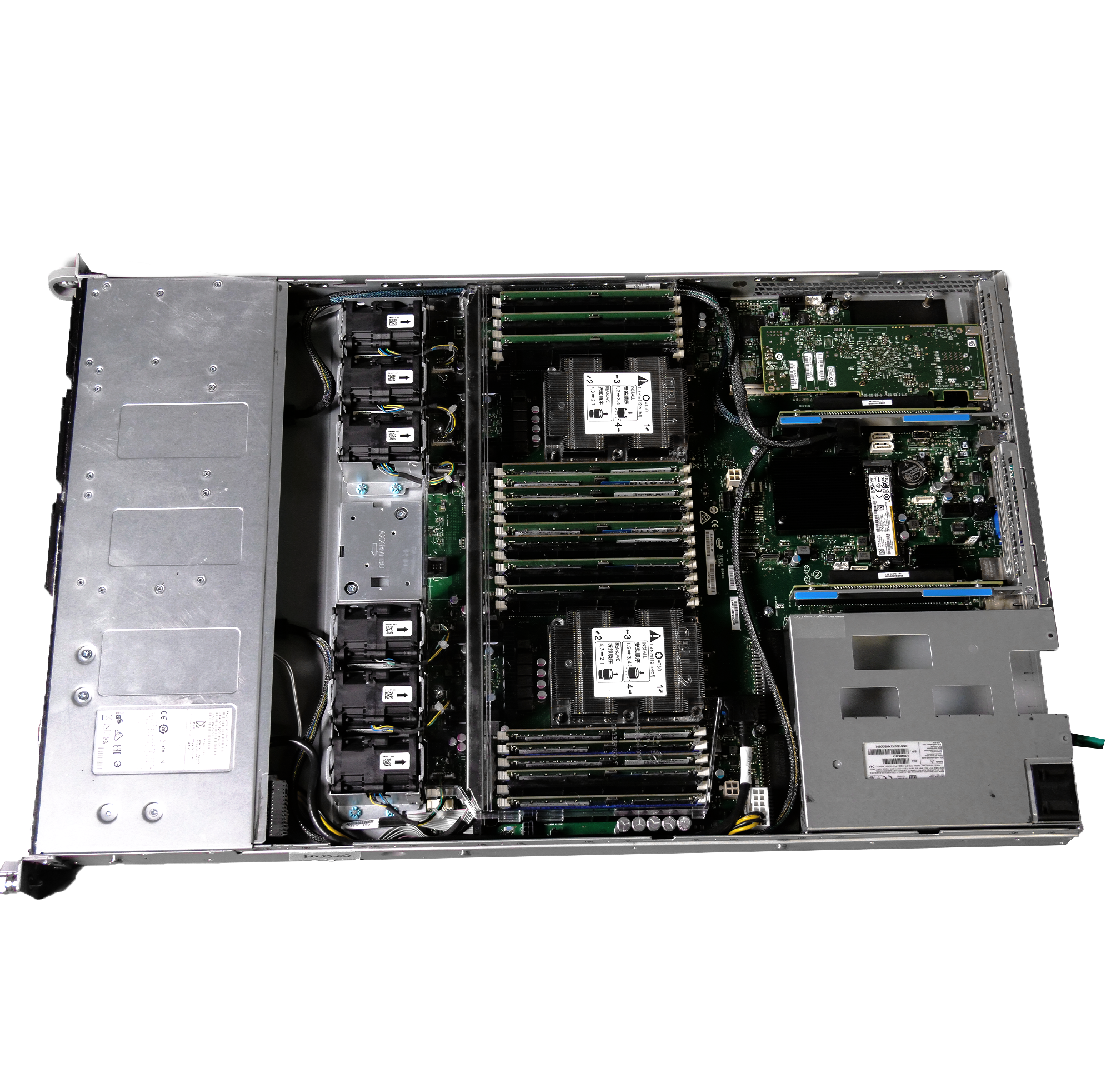 Intel R1208WFTZSR 2x Xeon Gold 5120 256GB DDR4 8-bay SFF 1U Server