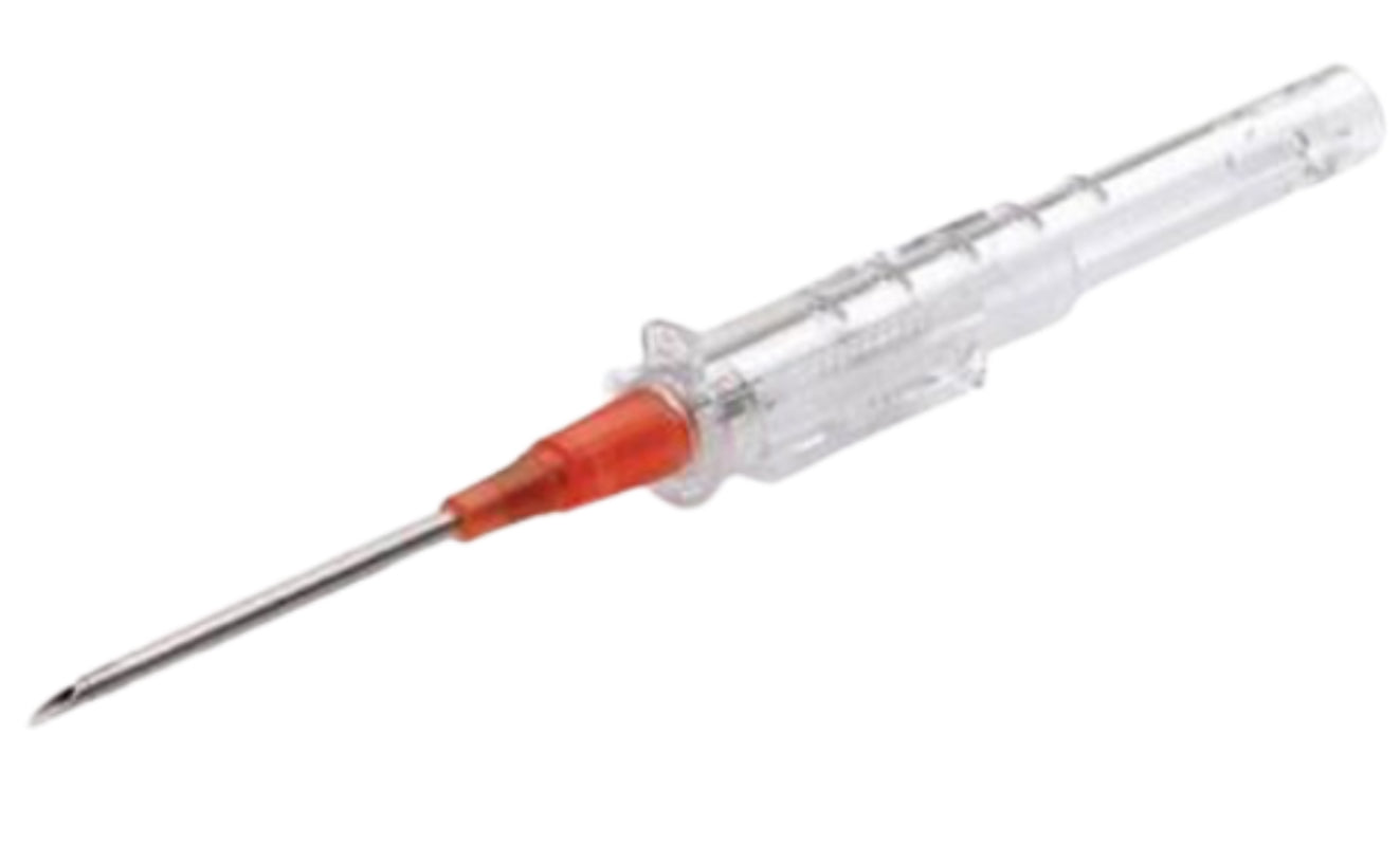 Protectiv-W Plus Safety IV Catheter, Winged, 16G x 1 1/4", Gray, 200/Cs