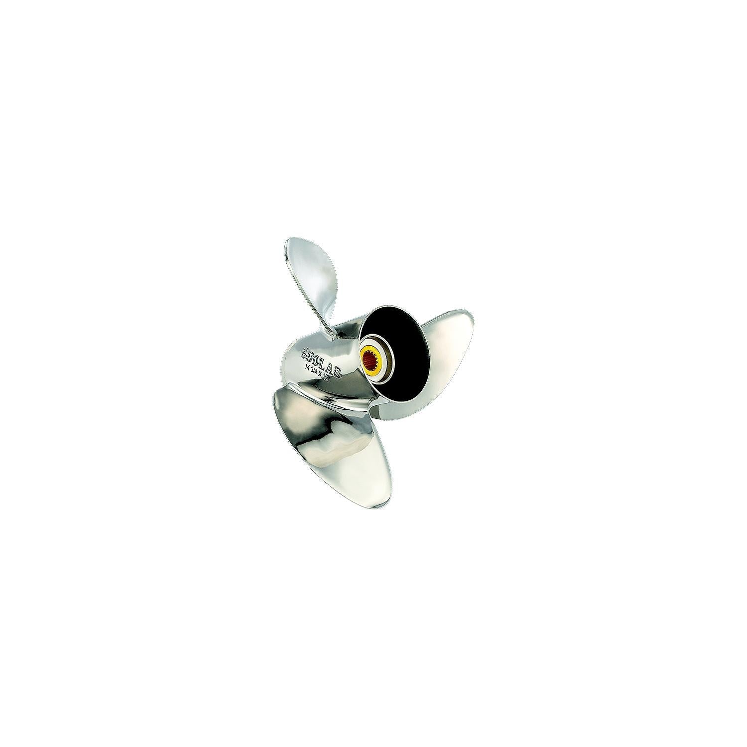Solas Propeller 1551-148-19 Solas HR Titan SS 3-Blade Propeller for Mercury