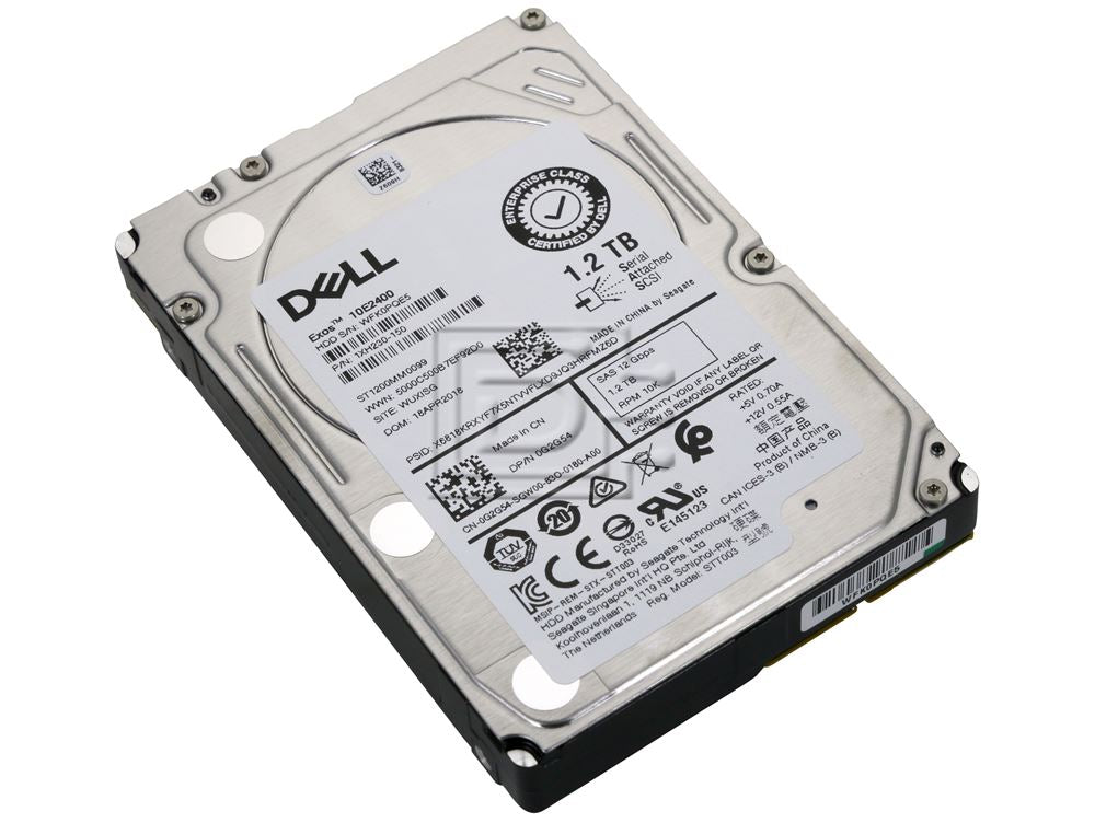Dell G2G54 1.2TB SAS 10K RPM 2.5 inch HDD / Seagate ST1200MM0099 / 1XH230-150 ME4 / ME5