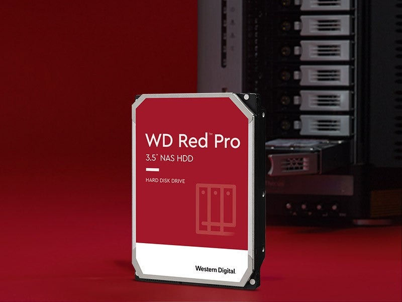 WD Red Pro 12TB 3.5-inch NAS Internal Hard Drive SATAIII 6Gbps CMR