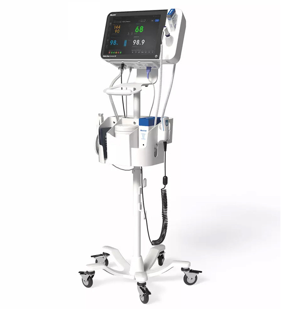 Baxter Connex 360 Vital Signs Monitor w/ Masimo SpO2, WiFi, Mobile Stand, Barcode Scanner