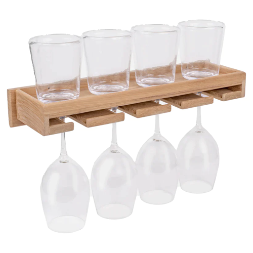 Whitecap 62426 Wineglass Rack With Shelf