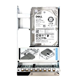 Dell 1,2 TB 10K Rpm Sas Ise 12 Gbps 512N Disco duro de conexión en caliente de 2,5 pulgadas Portador híbrido de 3,5 pulgadas - WT1RW