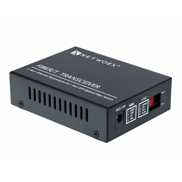 Gigabit Fiber Media Converter - 1000Base-SX, LC Multimode, 550m, 850nm