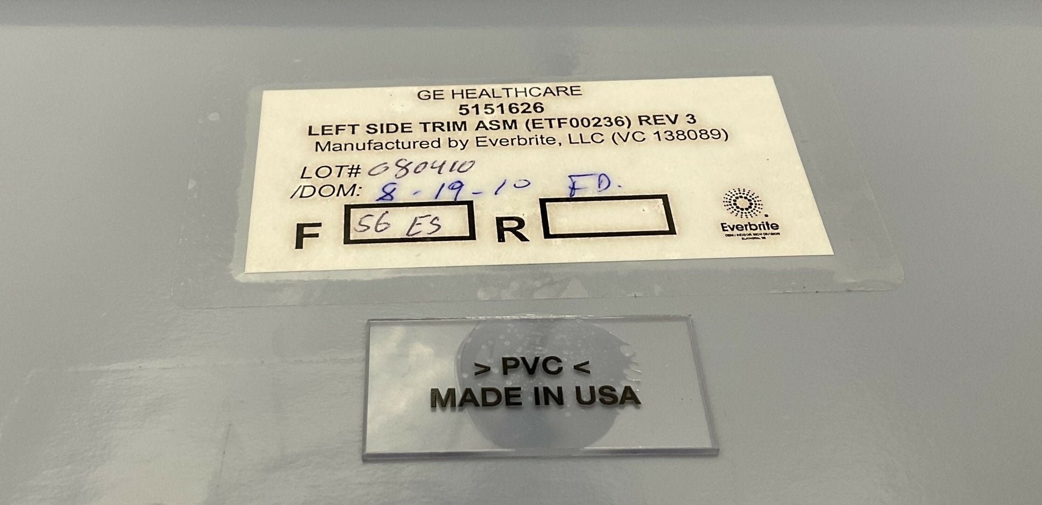 AMX 4D LEFT SIDE TRIM (5151626 REV 3 GE