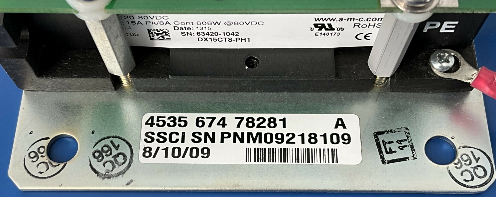 ASM MOTOR CONTROL W/MMI PCB (453567478281 REV A) PHILIPS