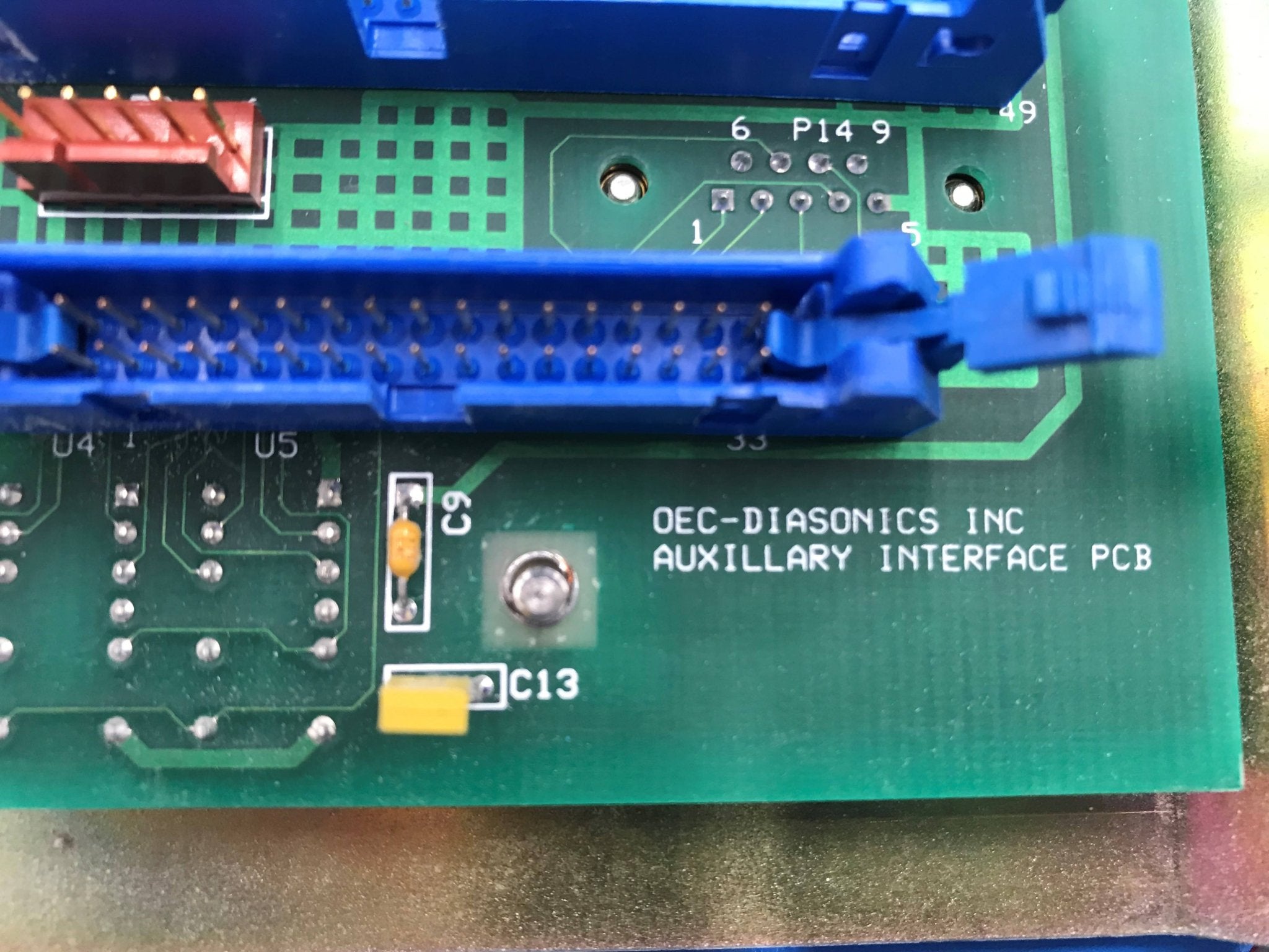 Auxiliary interface PCB (00-873588-02 OEC