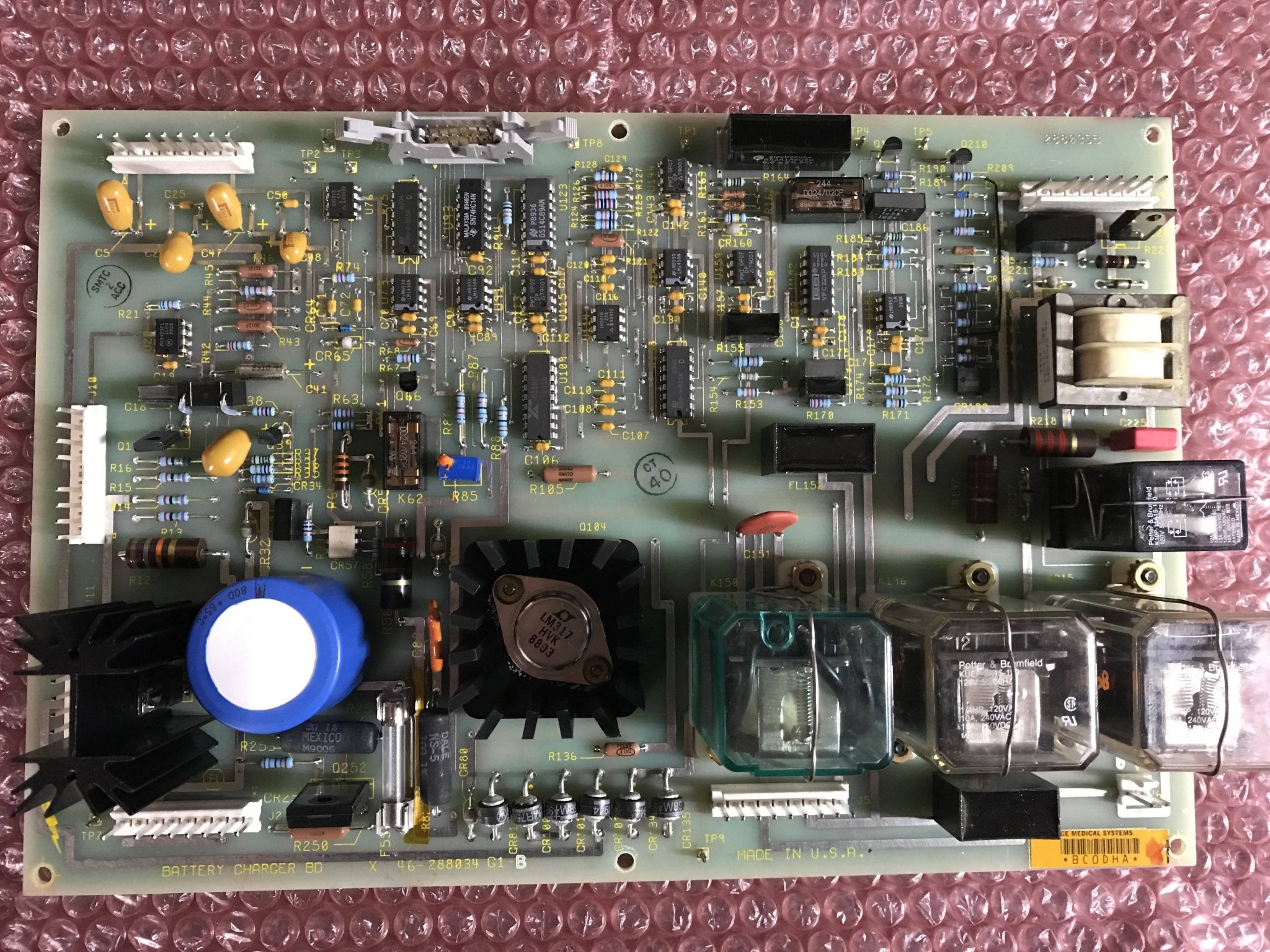 Battery Charger Board (46-288034 G1-B GE AMX 4