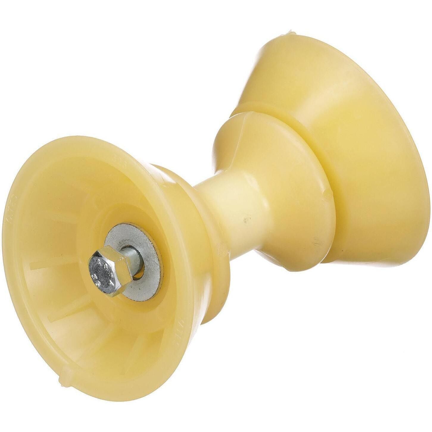 Seachoice 56590 Non-Marking TP Yellow Rubber Bow Roller With Bells 1/2" ID