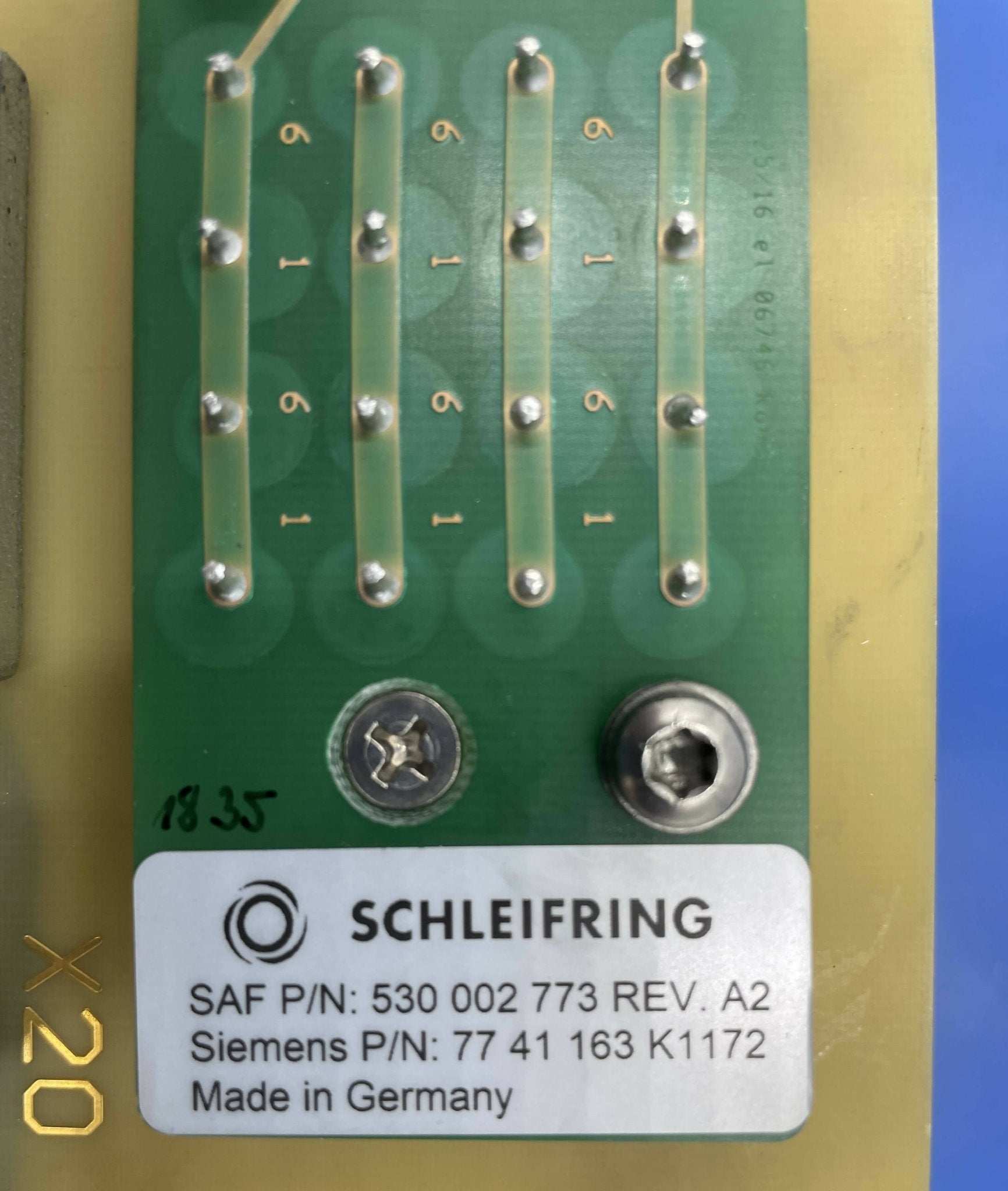 Siemens 7741130 - Brush Block Assembly W/Signal for Somatom CT Detail | Alo Tech Solutions