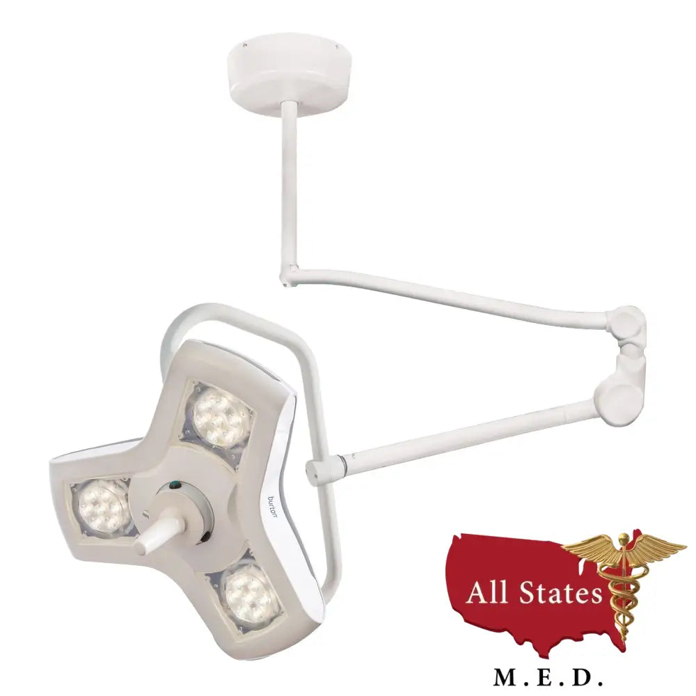 Burton Medical AIM® HI LED Exam Light ALED100 Single Ceiling Mount BRAND NEW