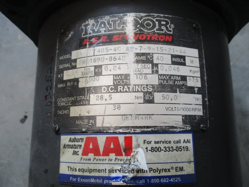 BALDOR SA405-40A2-7-9-15-21-44 30V .24A UNMP