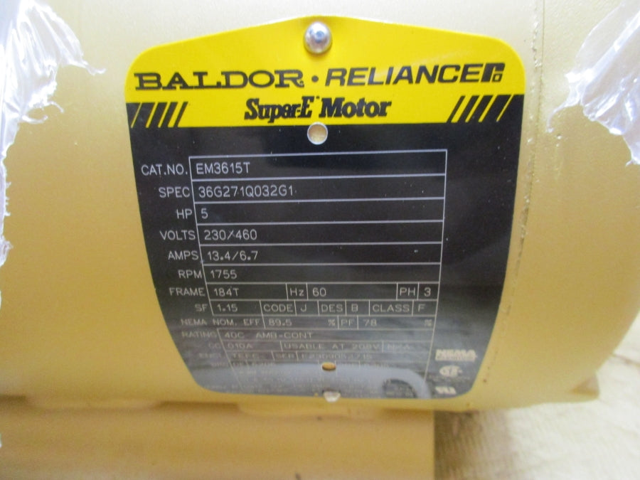 BALDOR EM3615T 230/460V 13.4/6.7A NSMP