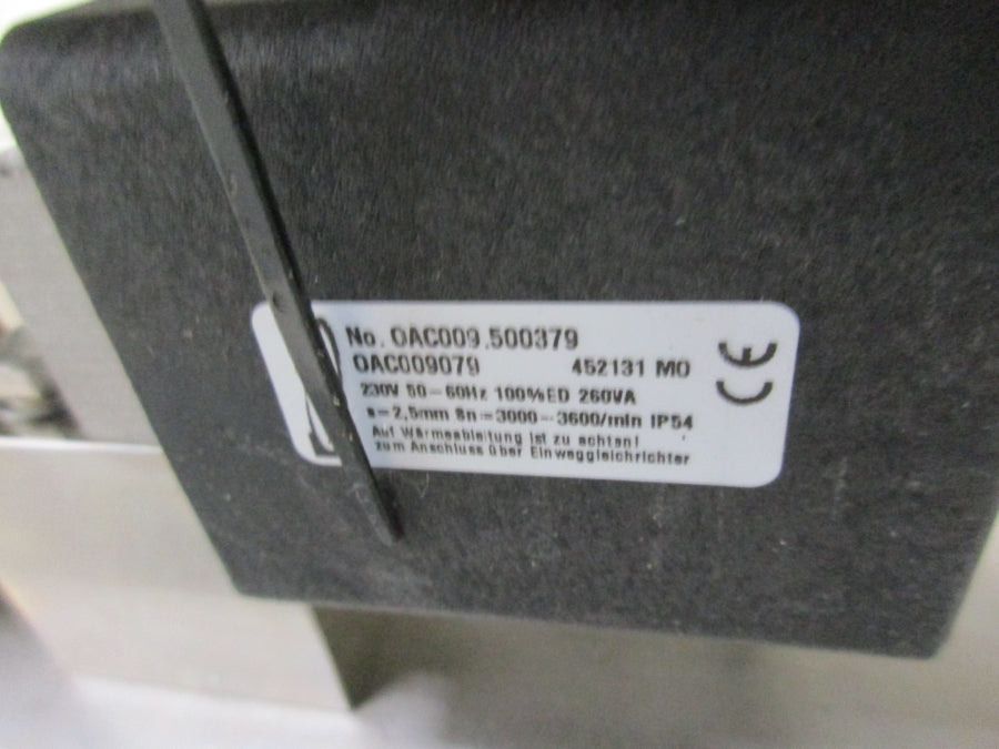 HENSLE LINEAR CONVEYOR 820402 OAC009.500379 230V NSNP