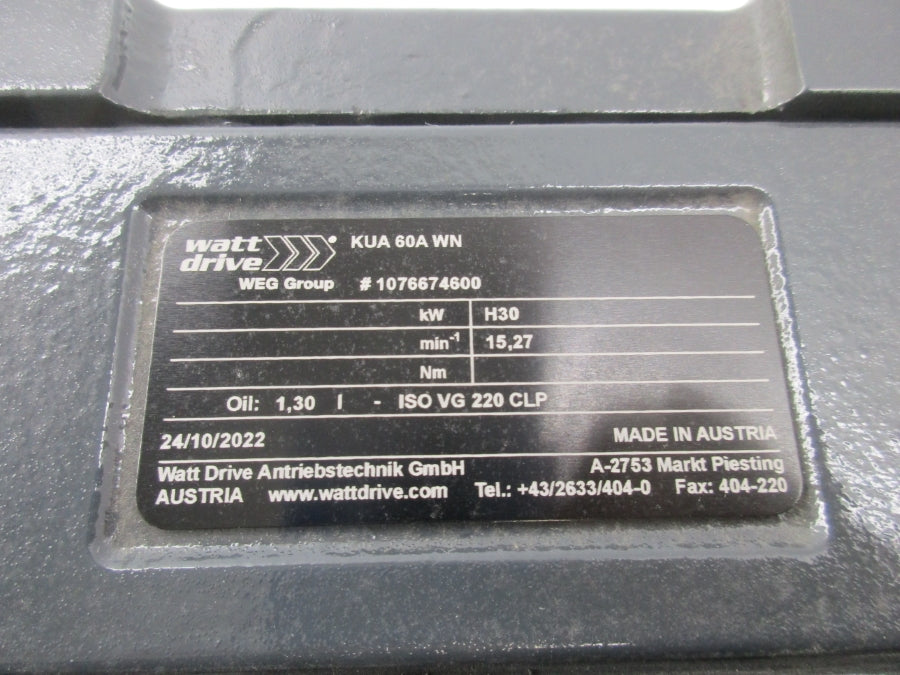 WATT DRIVE KUA60AWN (AS PICTURED) NSNP