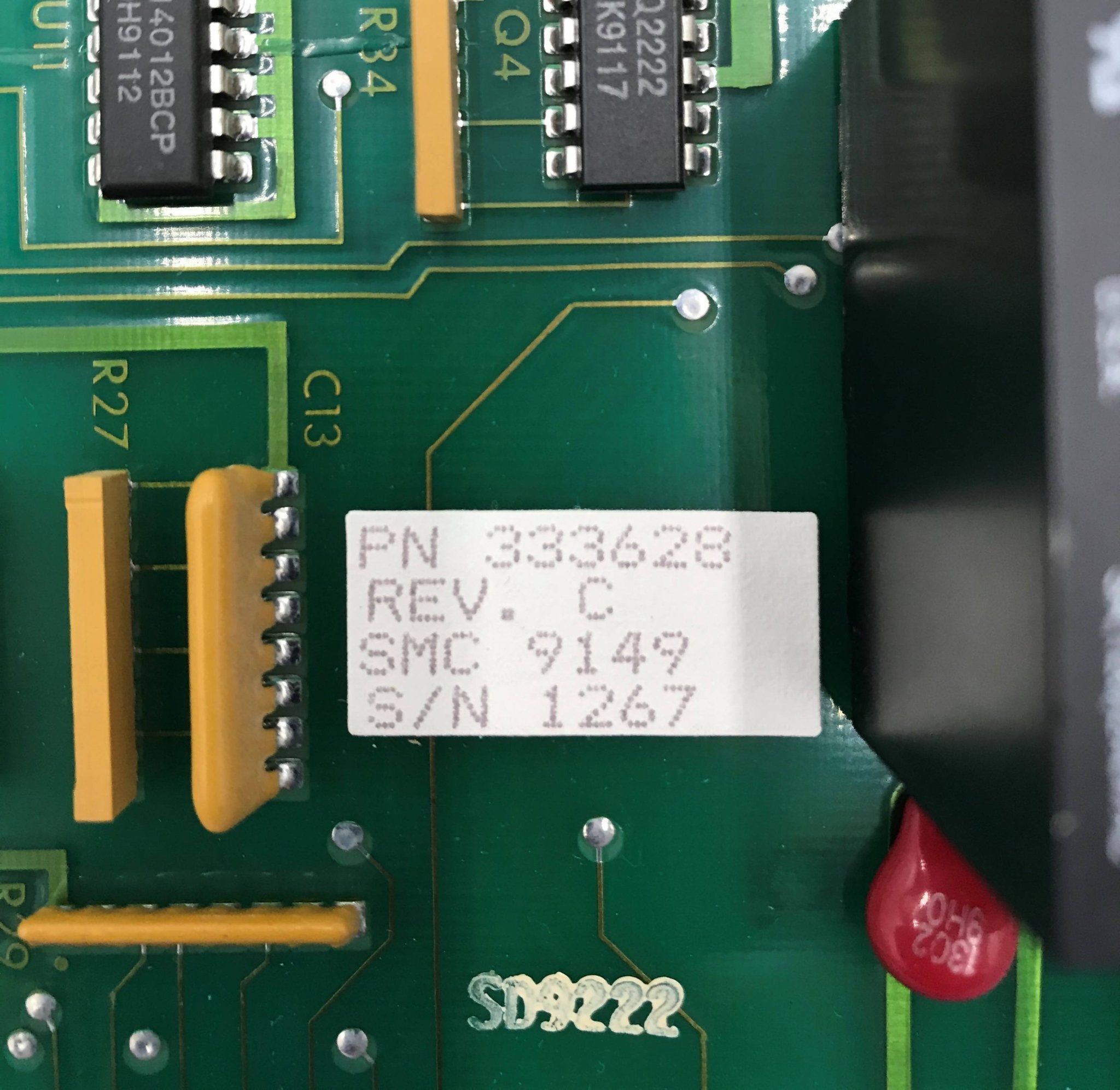 Circuit Board (333628 REV D Liebel Flarsheim