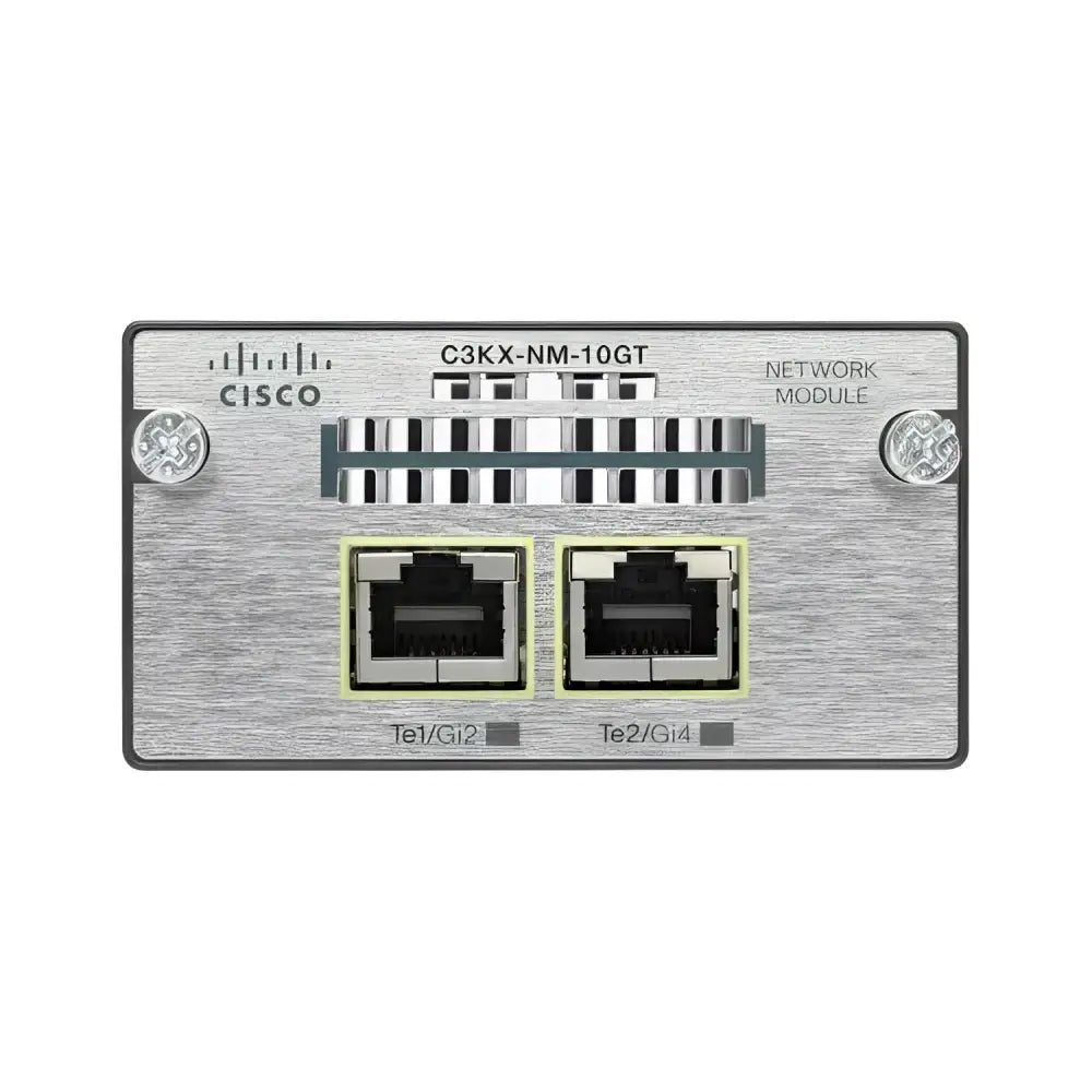 Cisco C3KX-NM-10GT 2-Port 10GBase-T Copper Network Module for Catalyst 3750-X/3560-X - Refurbished