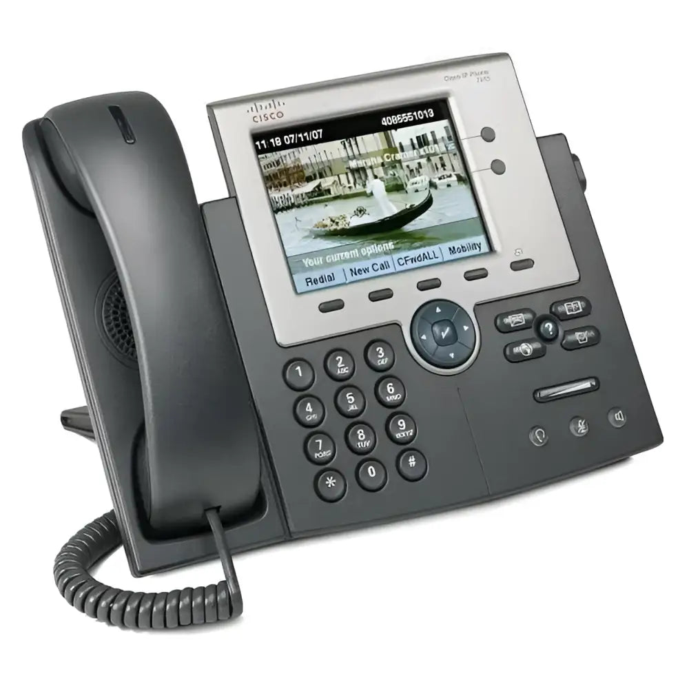 Cisco CP-7945G Unified IP Phone - 2-Line Gigabit Color Display VoIP Phone - New