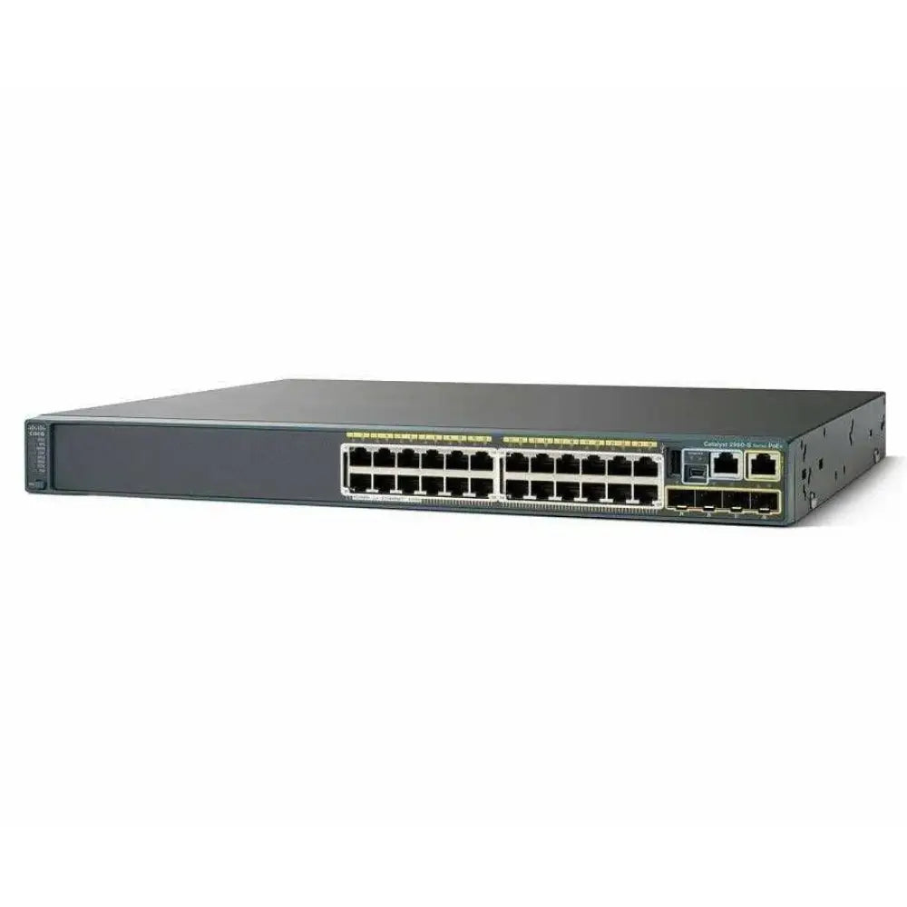 Cisco Catalyst 2960S 24-Port Gigabit Managed Switch WS-C2960S-24TS-S 2x SFP LAN Lite - Refurbished