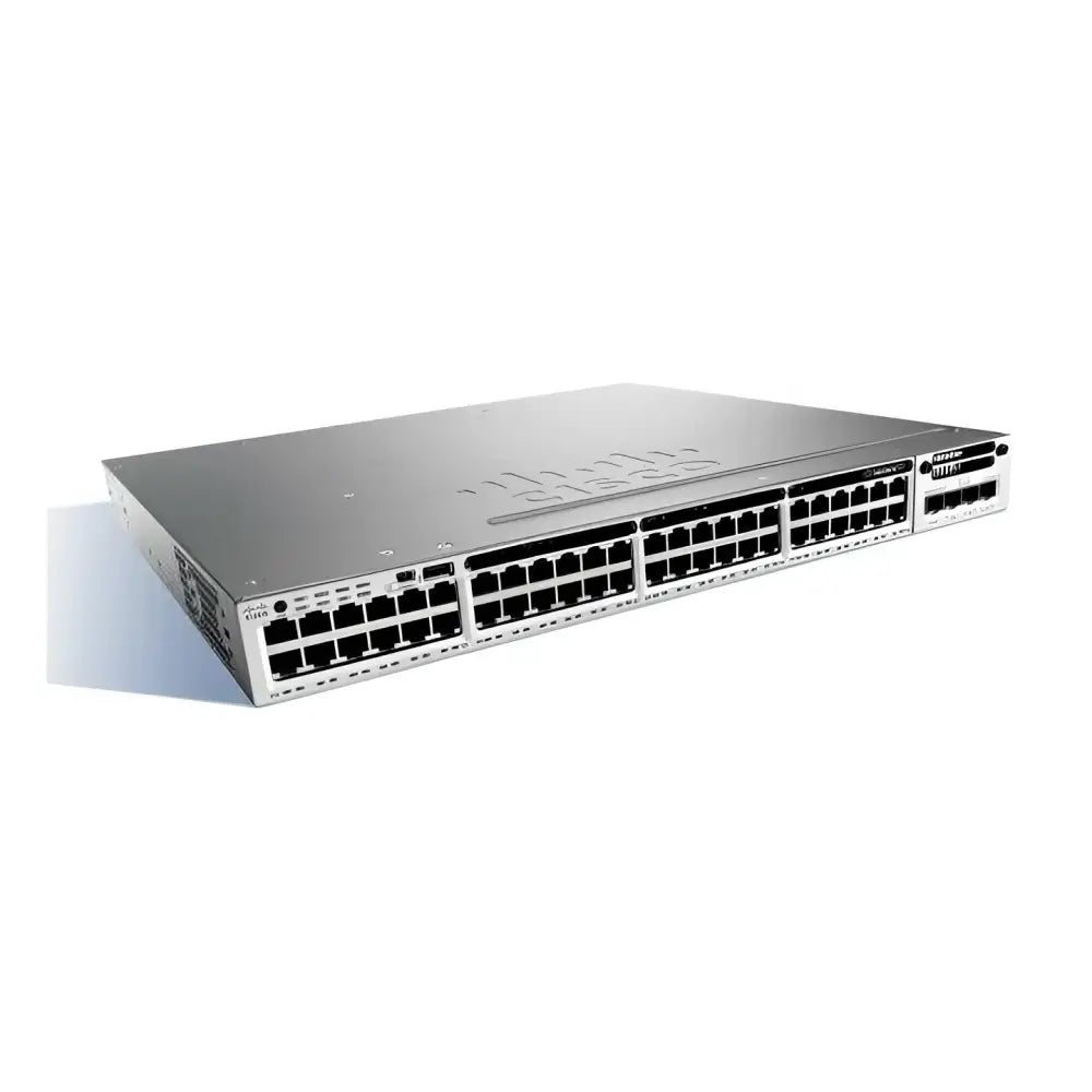 Cisco Catalyst 3850 WS-C3850-48T-S 48-Port Gigabit Ethernet Layer 3 Switch IP Base - Refurbished