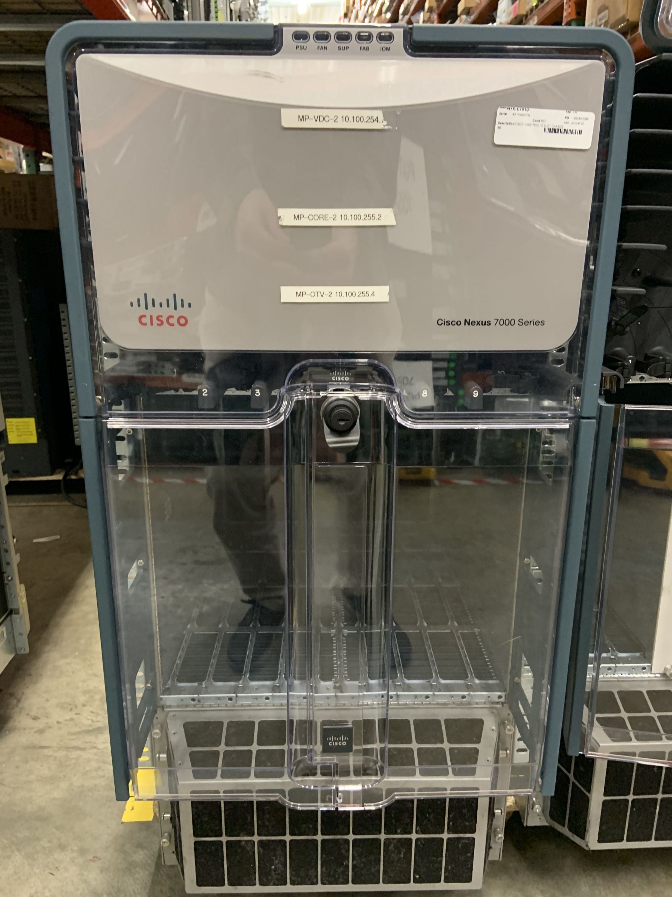Cisco N7K-C7010 CISCO NEXS 7000 10 SLOT CHASSIS