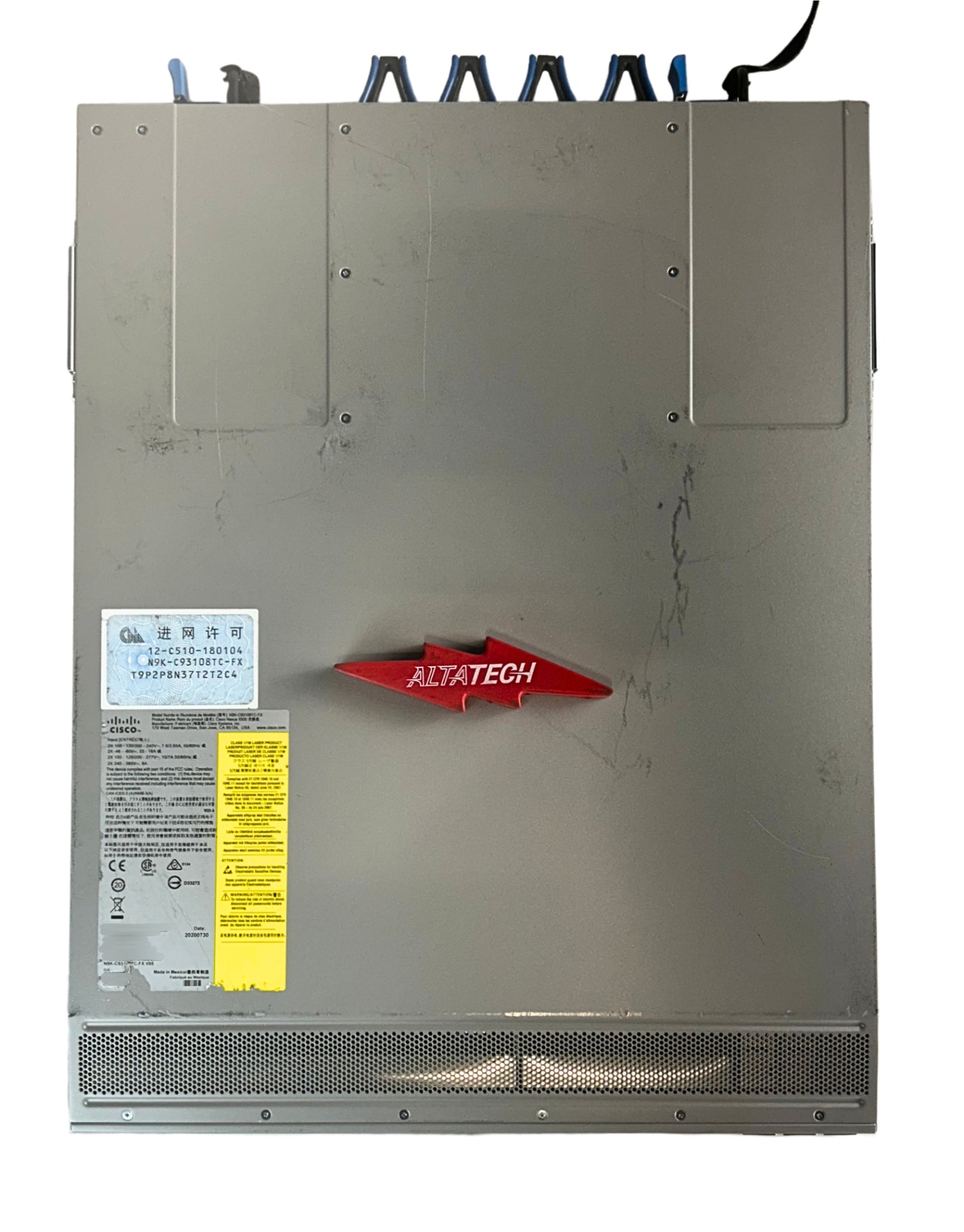 Cisco N9K-C93108TC-FX Nexus 9300 48x100M/1/2.5/5/10GT 6x100G Managed S