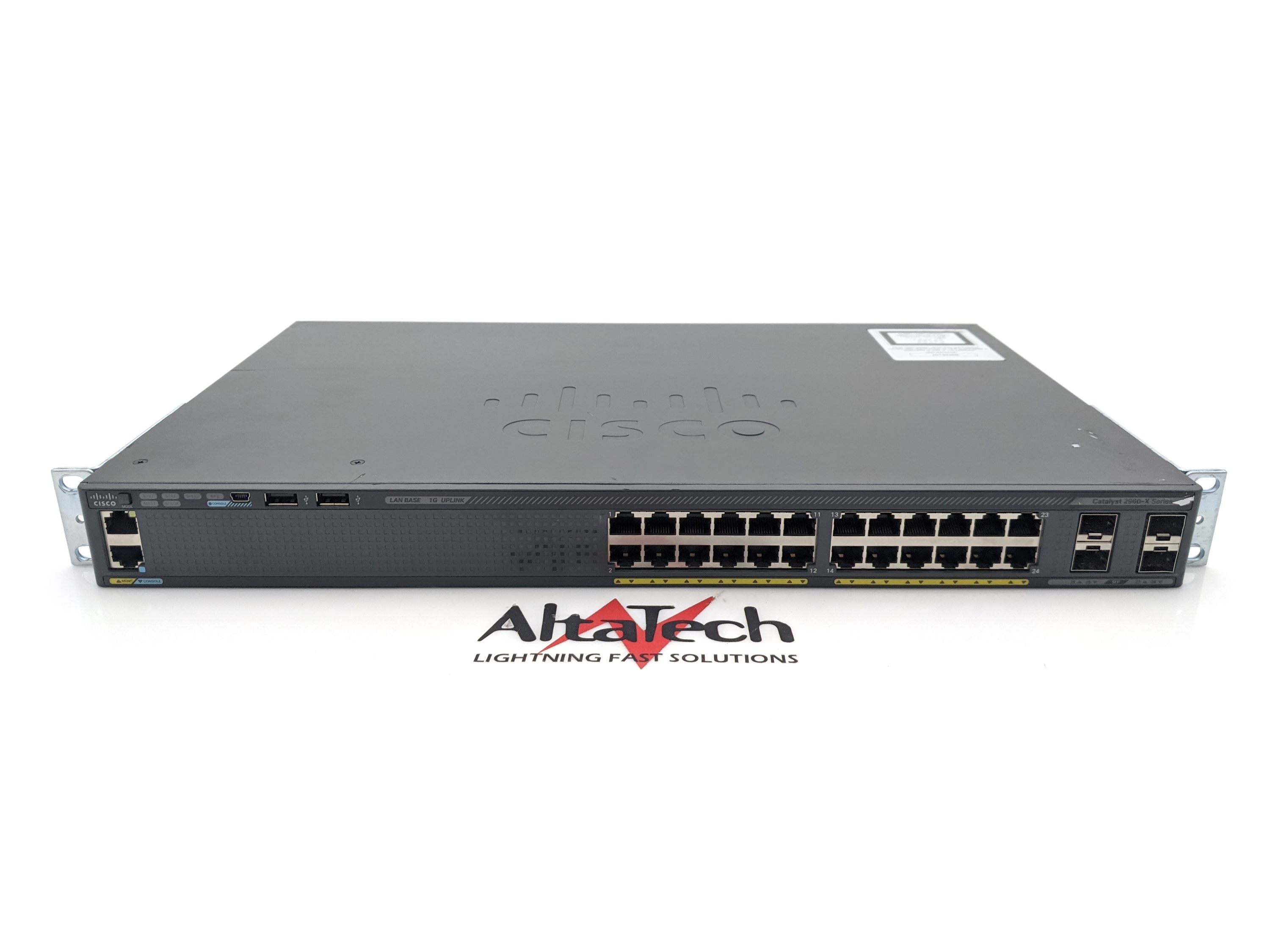 Cisco WS-C2960X-24TS-L Catalyst 2960-X 24x 1Gbps Ethernet Switch