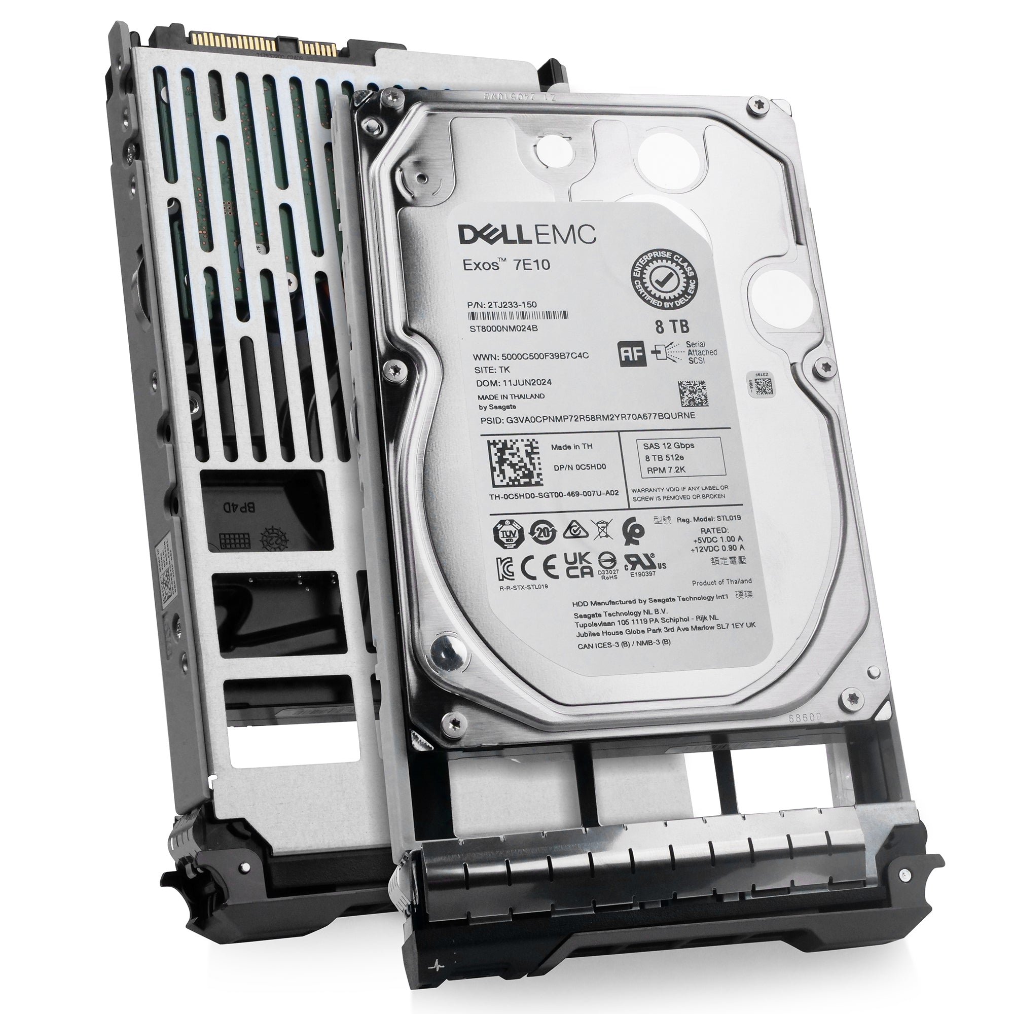 Dell G13 0C5HD0 8TB 7.2K RPM SAS 12Gb/s 512e 3.5in Hard Drive