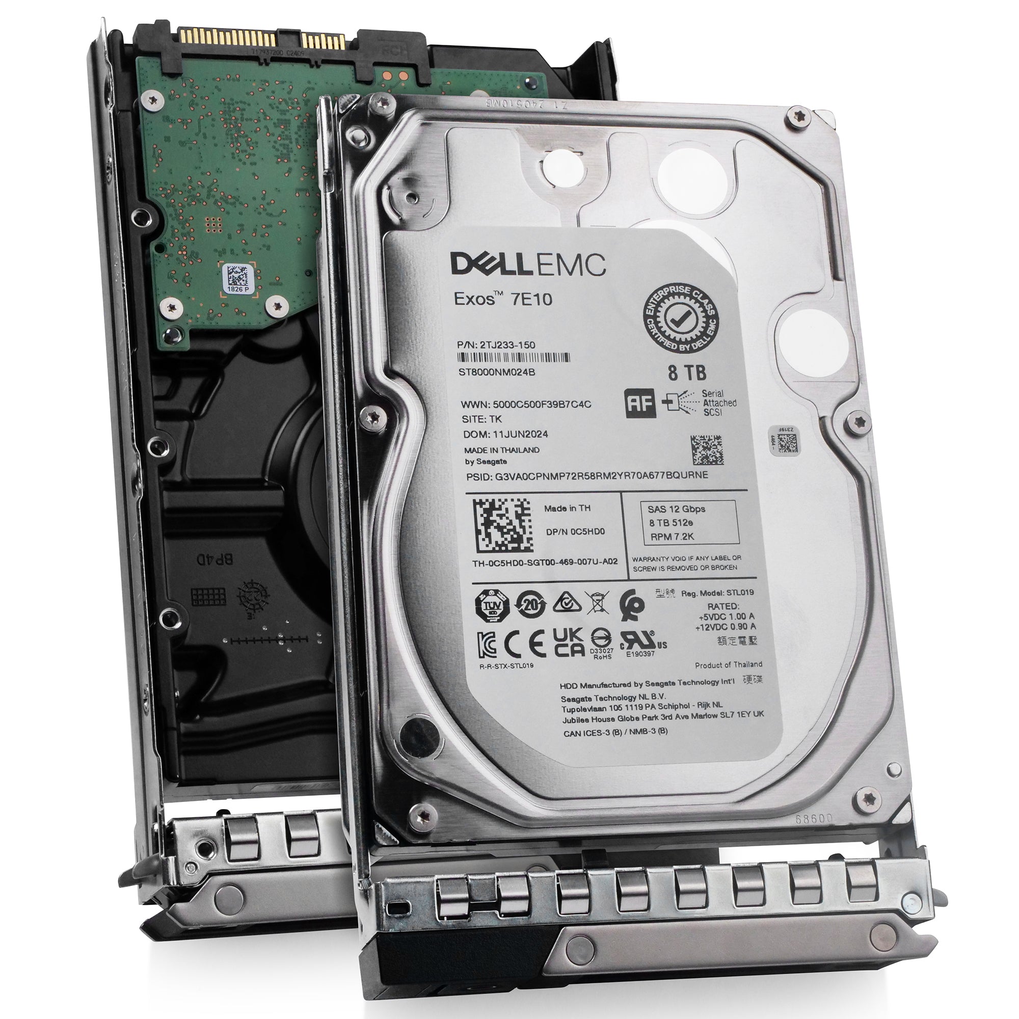 Dell G14 0VFP4M 8TB 7.2K RPM SAS 12Gb/s 512e 3.5in Hard Drive