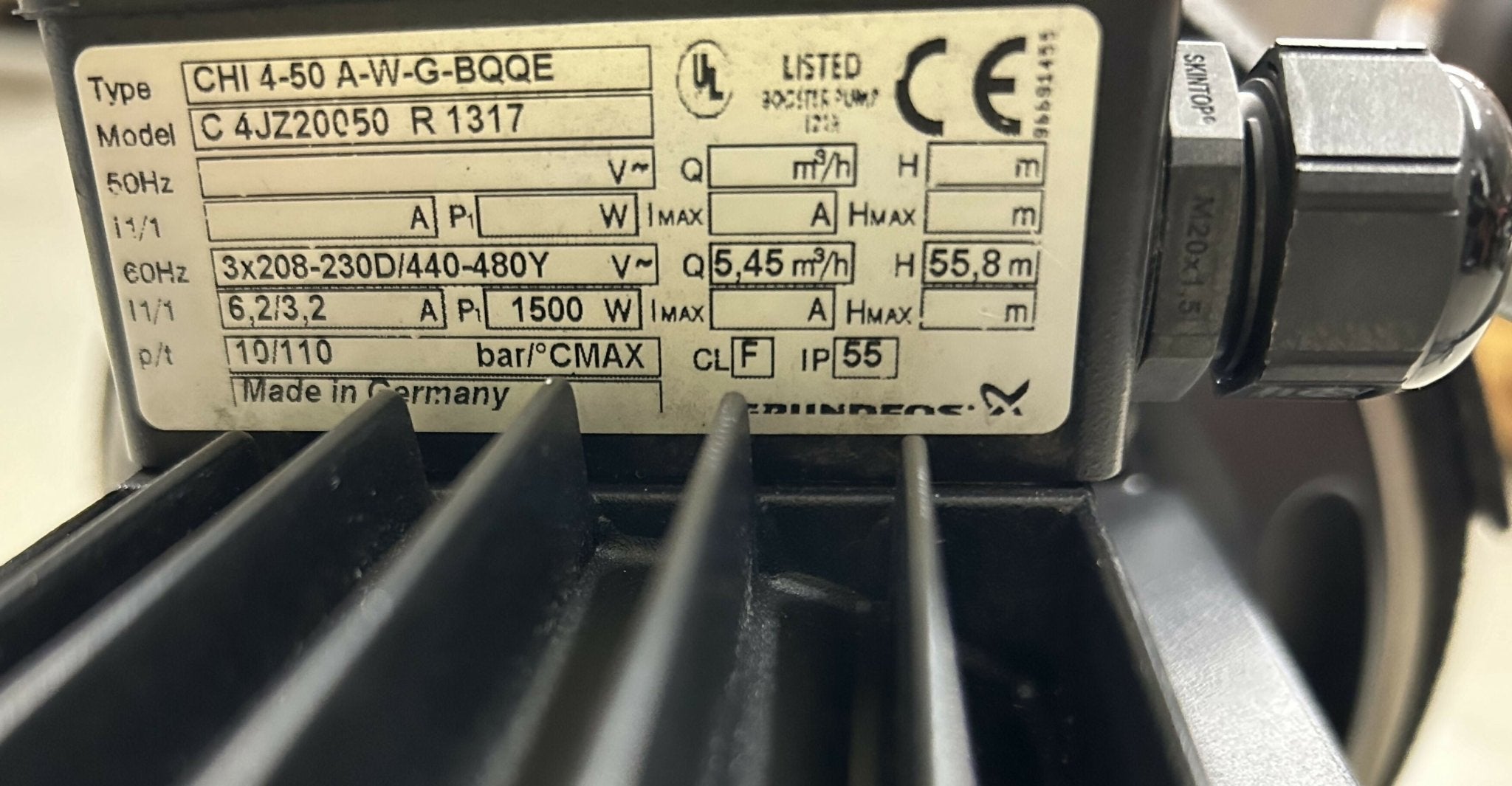 COOLING PUMP (ML80BB-2/04017507 SIEMENS