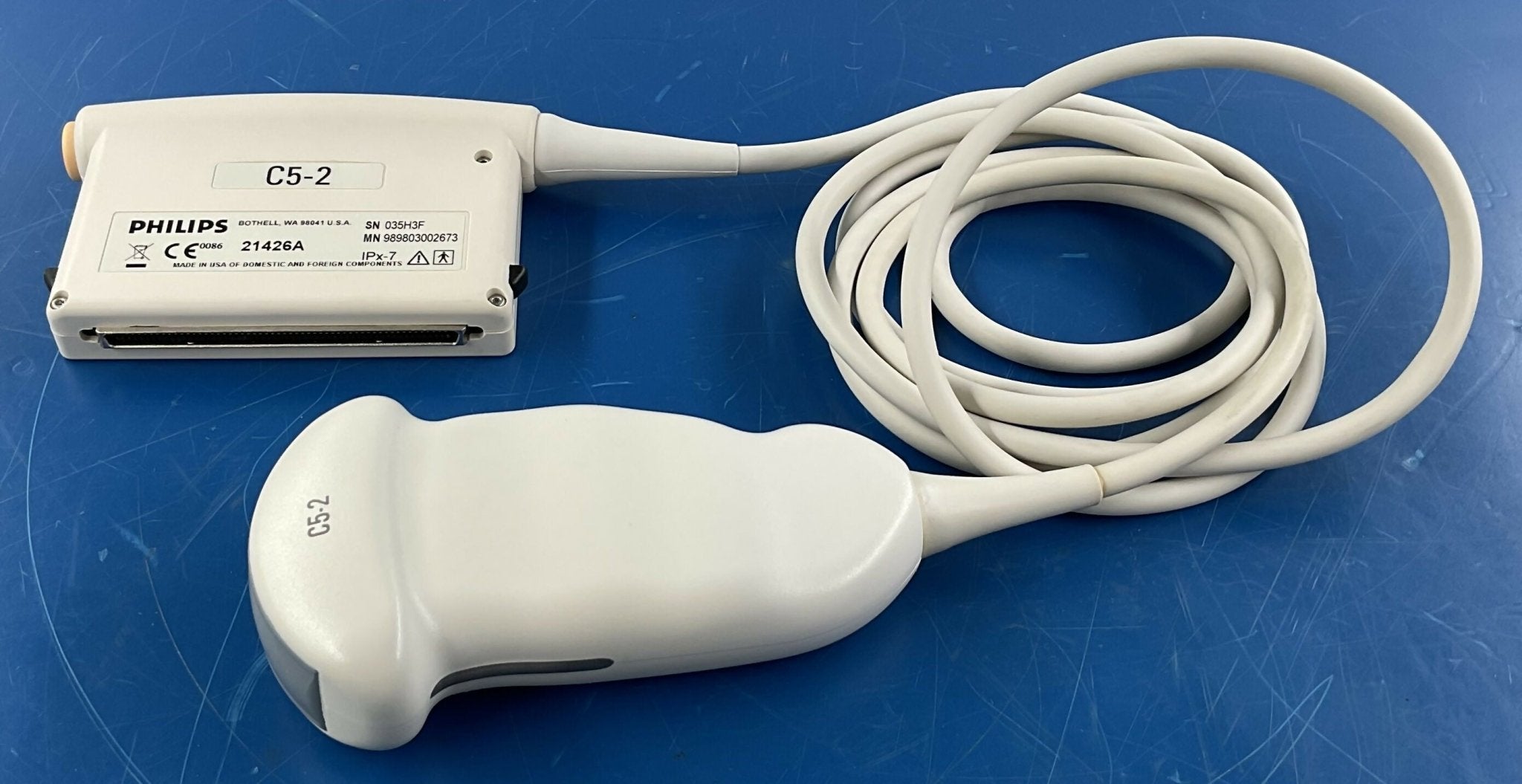 CURVED ARRAY TRANSDUCER 2.0/5.0 MHz (4535 611 73202/21426A/C5-2 PHILIPS