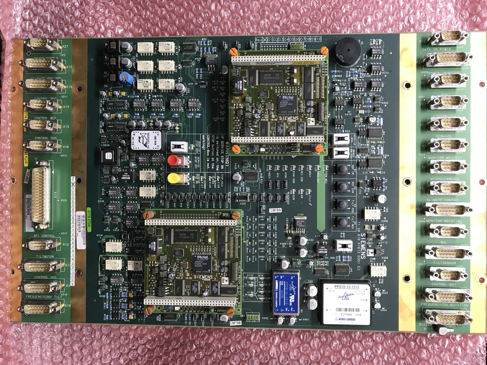 D301 MCU-RTC Board (08904935/7128619 Siemens CT