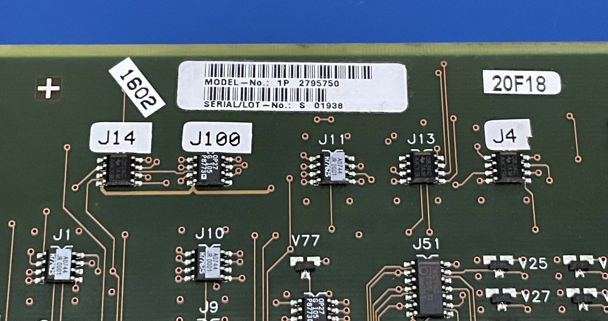 D40 BOARD K-V CONTROL EGB E 05% (2795750/02795750) SIEMENS