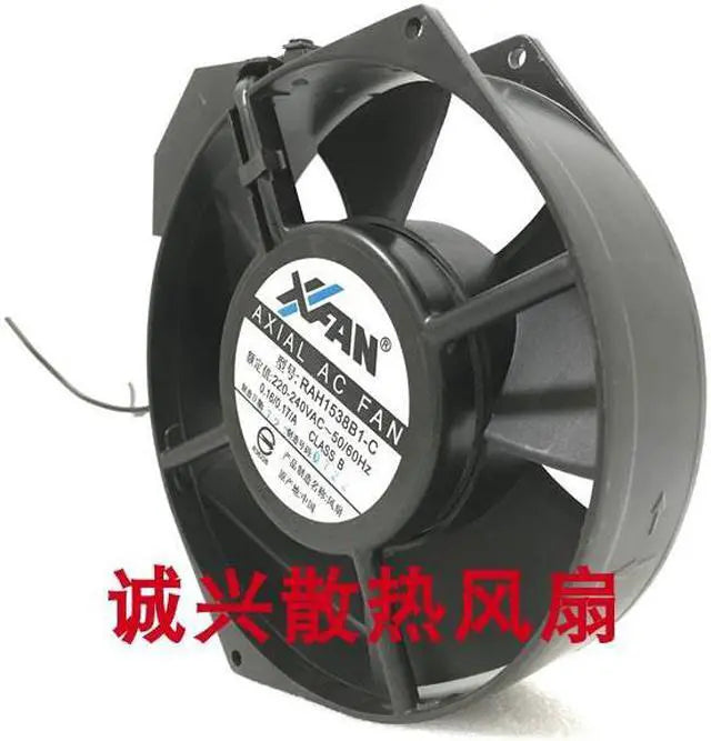 Xfan 150*38mm RAH1538B1-C 220~240V 50/60Hz 0.16/0.17A Class B 2 Wires AC fan cabinet server ups server cooler