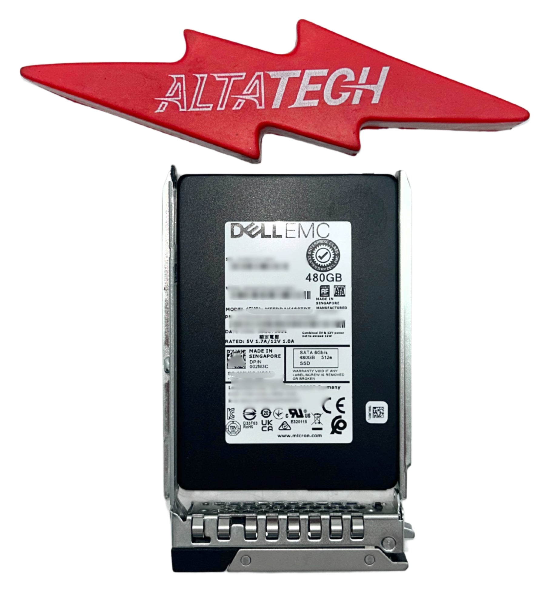 Dell 02M3C_NEW 480GB SSD SATA 2.5 6G MU MTFDDAK480TDT-1AW1ZABDA