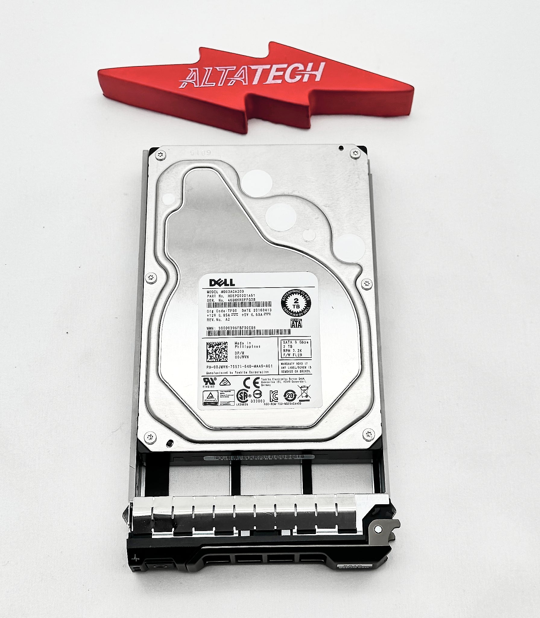 Dell 0JWVN 2TB 7.2K SATA 3.5 6G EP MG03ACA200 / HDEPQ02D0A51