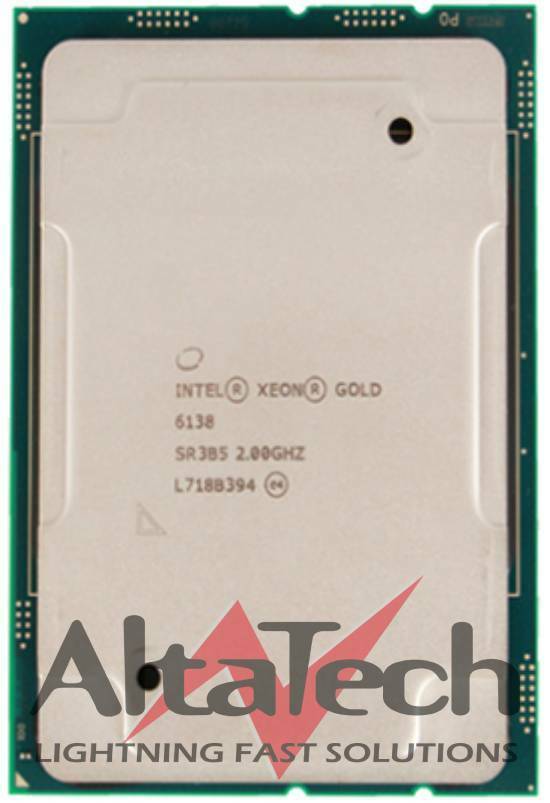 Dell 05R52V Dell 5R52V Xeon Gold 6138 20-Core 2.0GHz Processor w/ Th