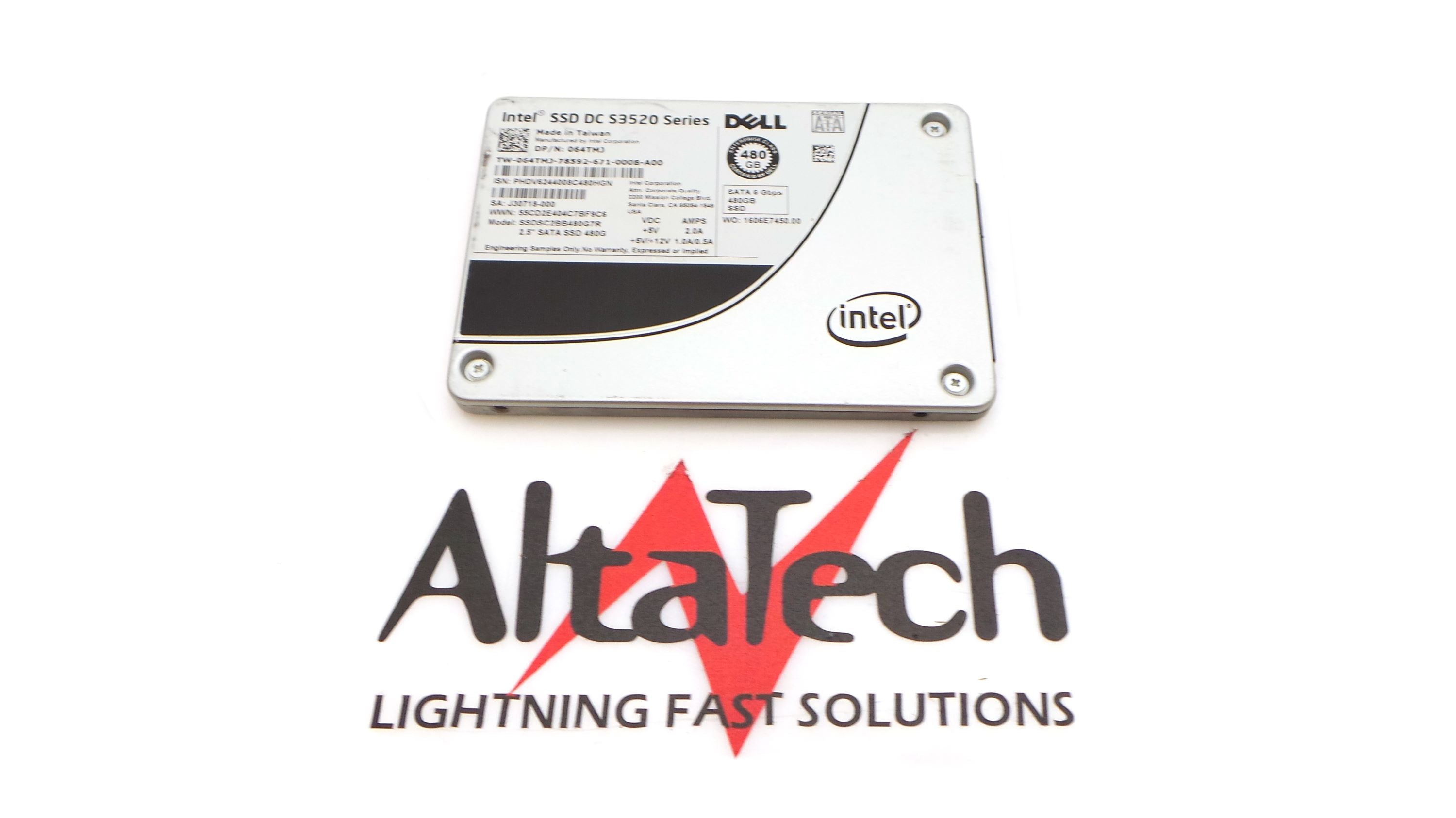 Dell 064TMJ 480GB SSD SATA 2.5" 6G RI