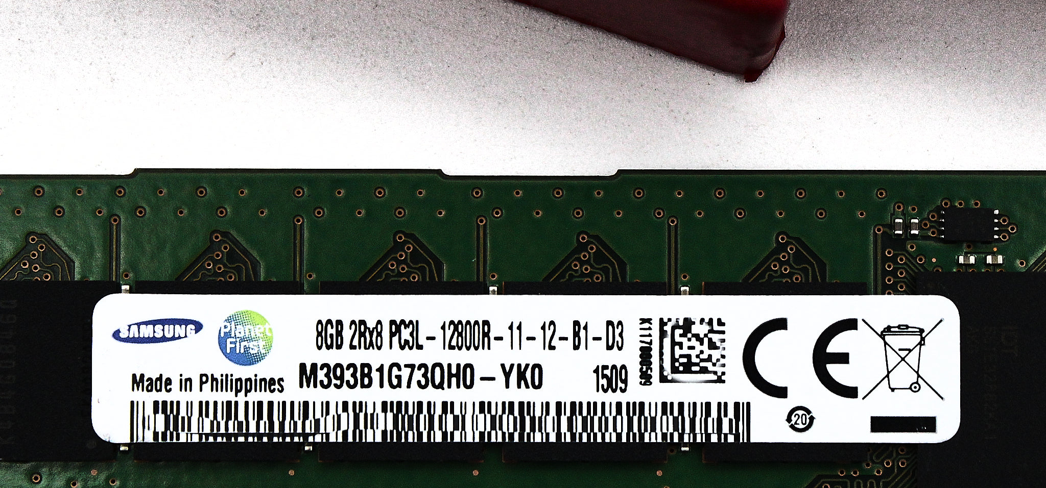 Dell M393B1G73QH0-YK0 8GB PC3L-12800R DDR3-1600 2RX8 ECC