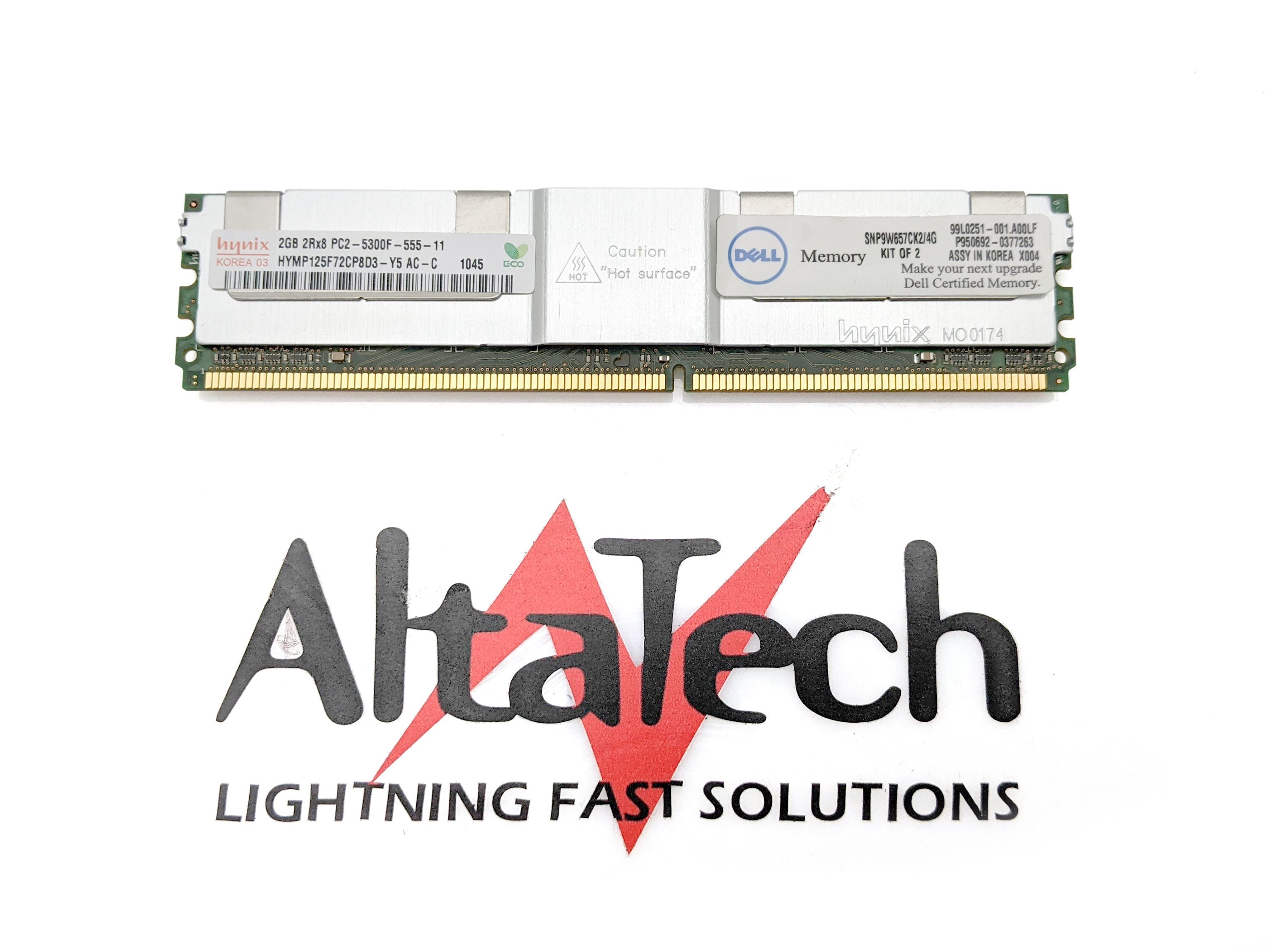 Dell M395T5750CZ4-CD61 2GB PC2-5300F DDR2-667 2RX4 ECC