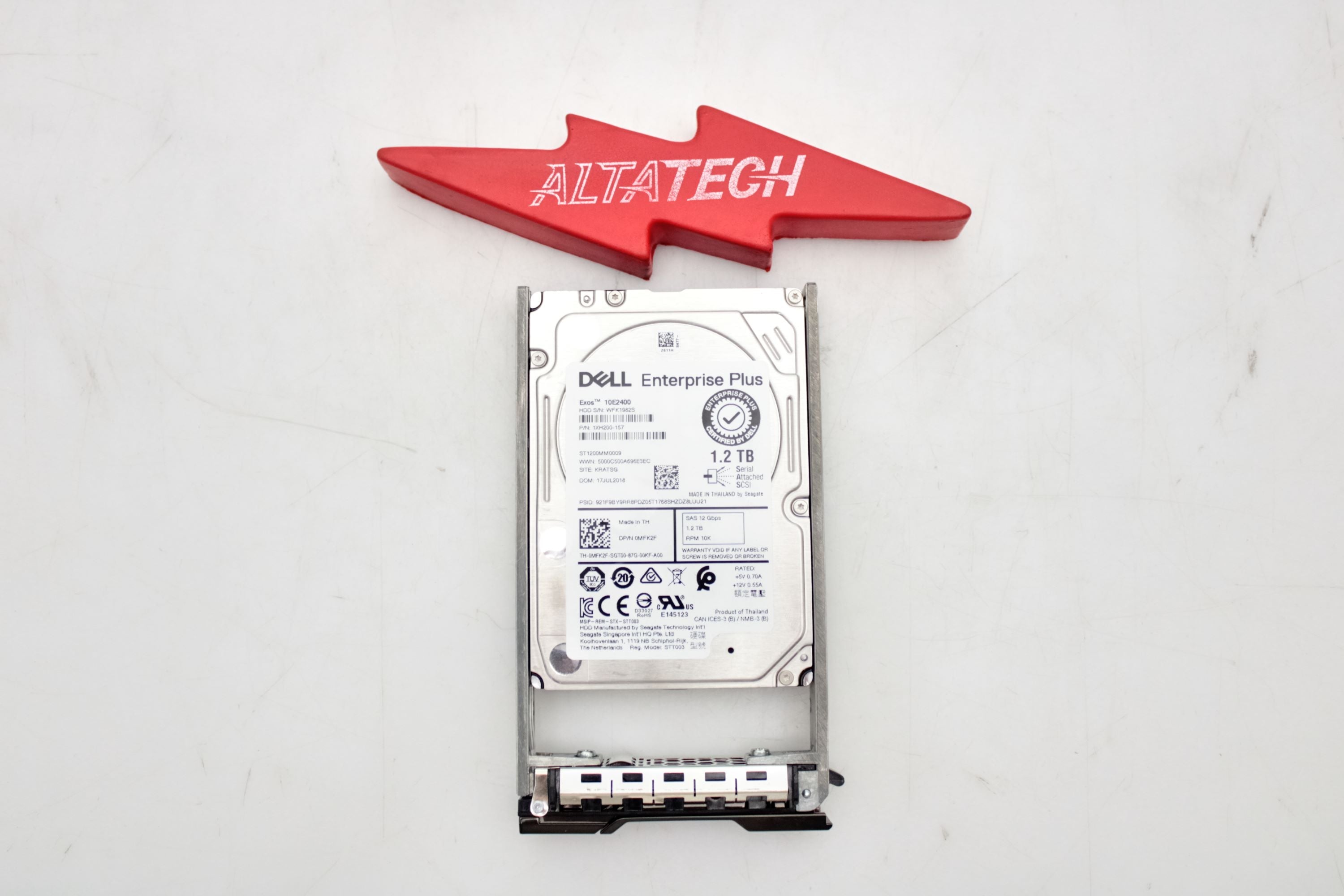 Dell MFK2F-CML 1.2TB 10K SAS 2.5 12G ST1200MM0009 / 1XH200-157 EP+