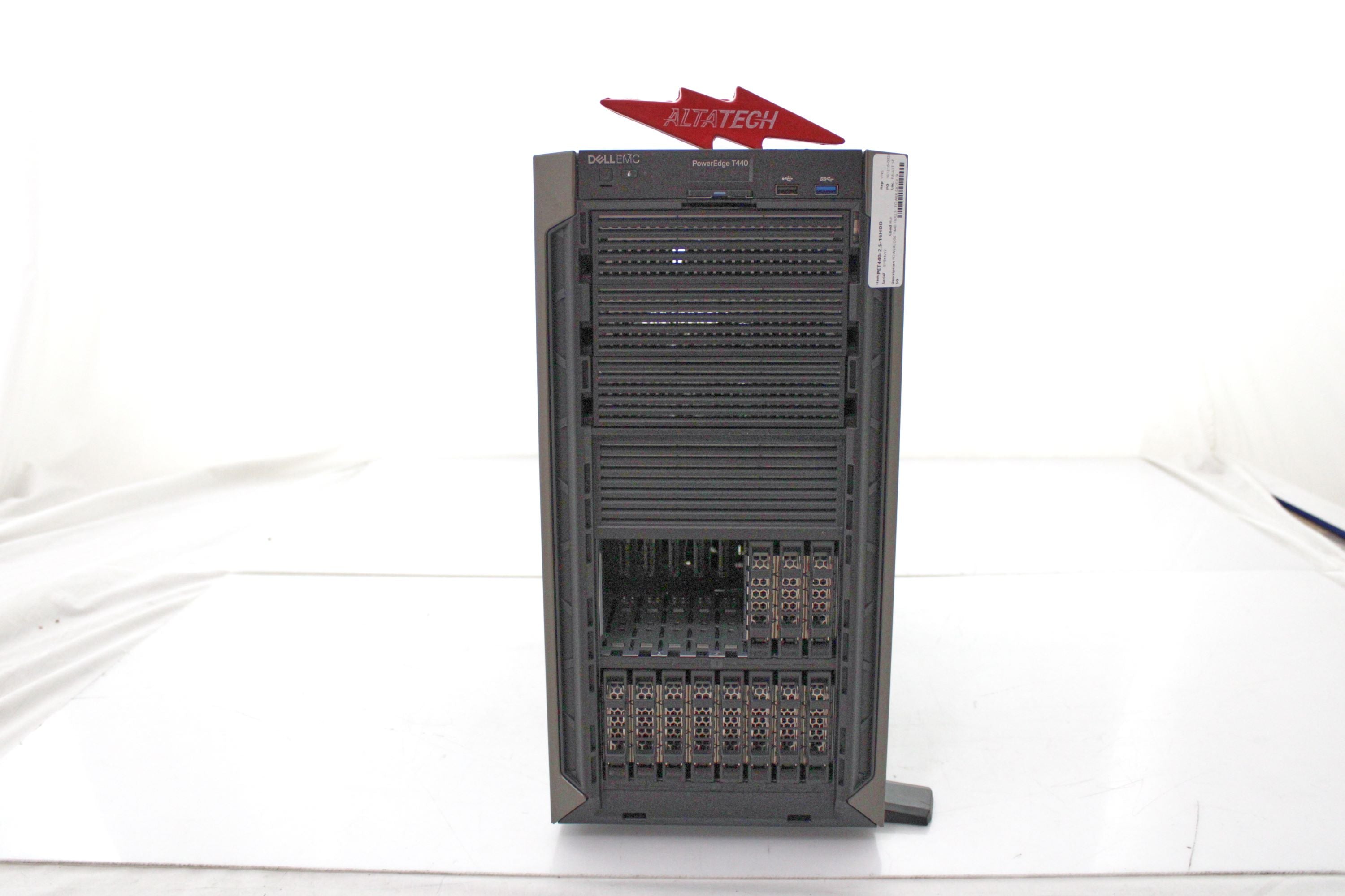Dell PET440-2.5-16HDD Dell T440 16x2.5" CTO Server - Includes 1 x He