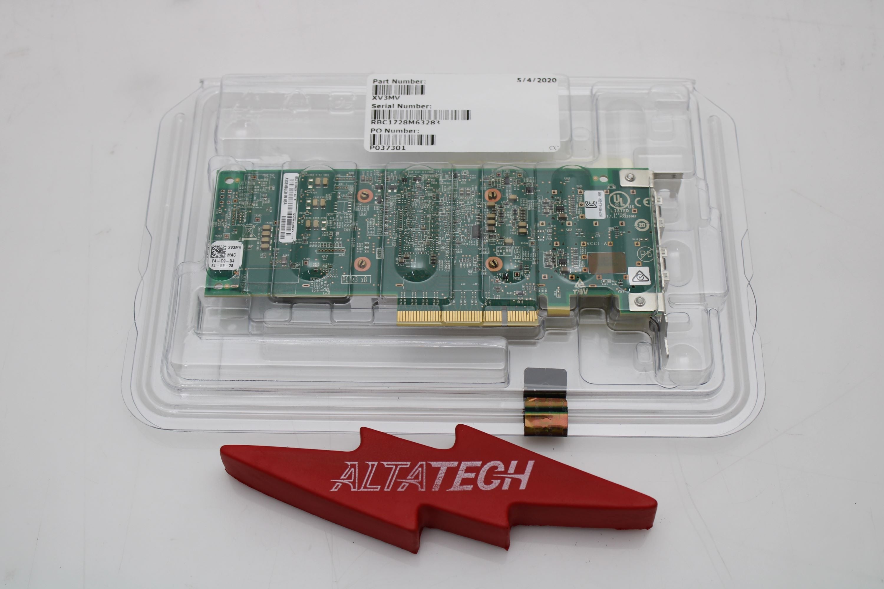 Dell XV3MV_NEW QLogic QL45212 DP 25G SFP+ PCI-E LP