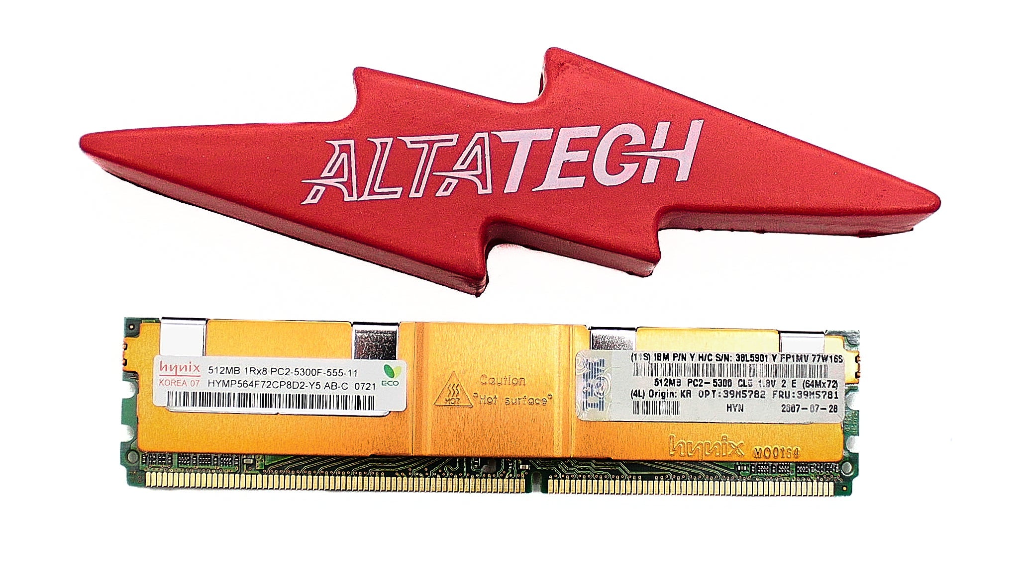 Dell YY120-PMC-INTD1F 512MB PC2-5300F DDR2-667 1RX8 ECC