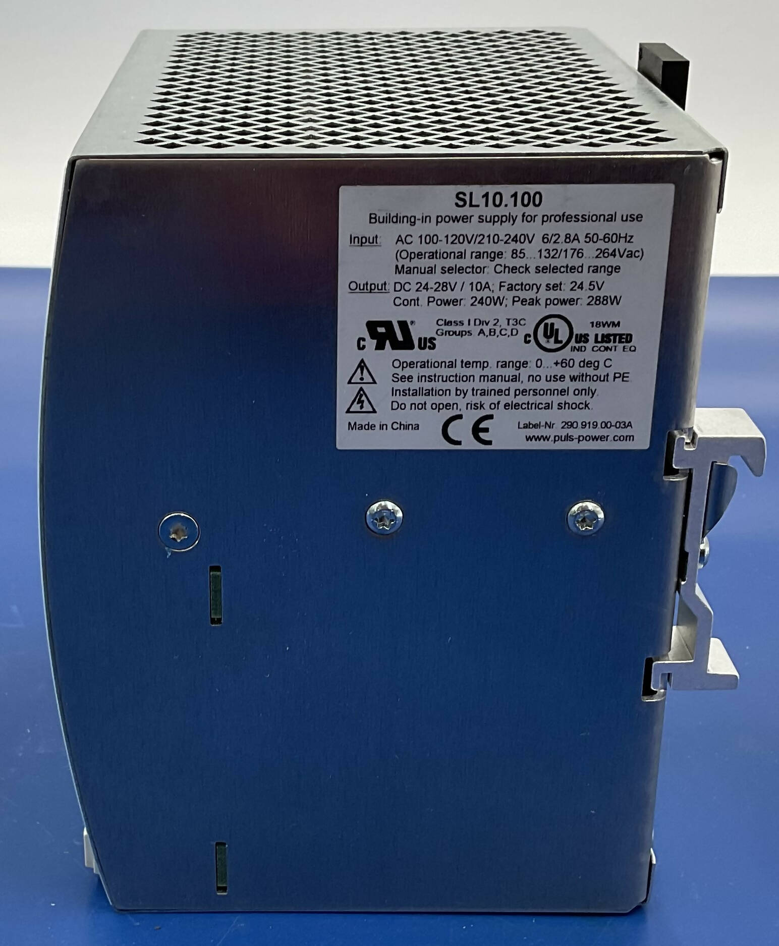 DIN RAIL POWER SUPPLY (SL10-100 SIEMENS