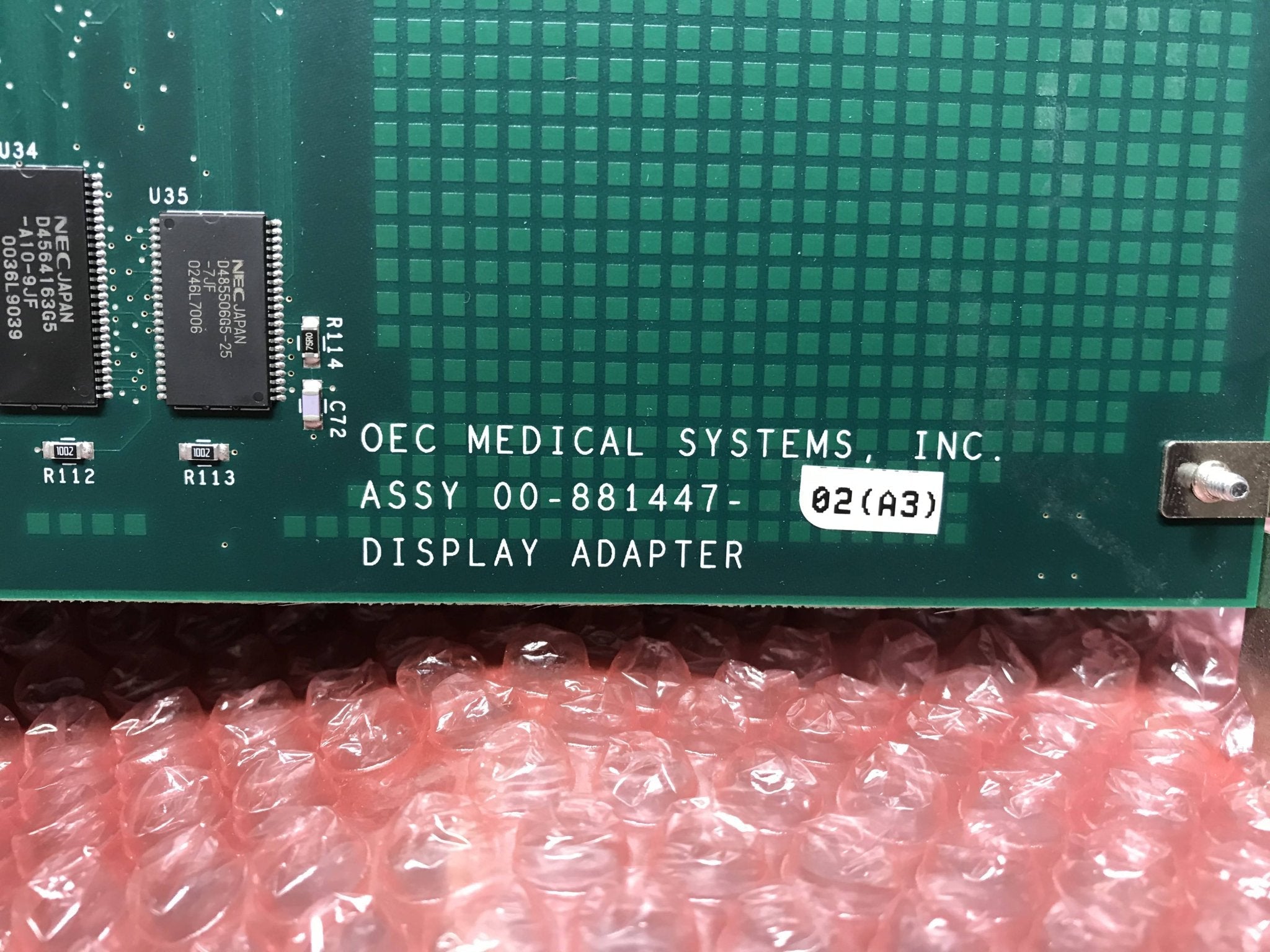Display Adapter Board ( 00-881447-02 (A3 OEC 9800